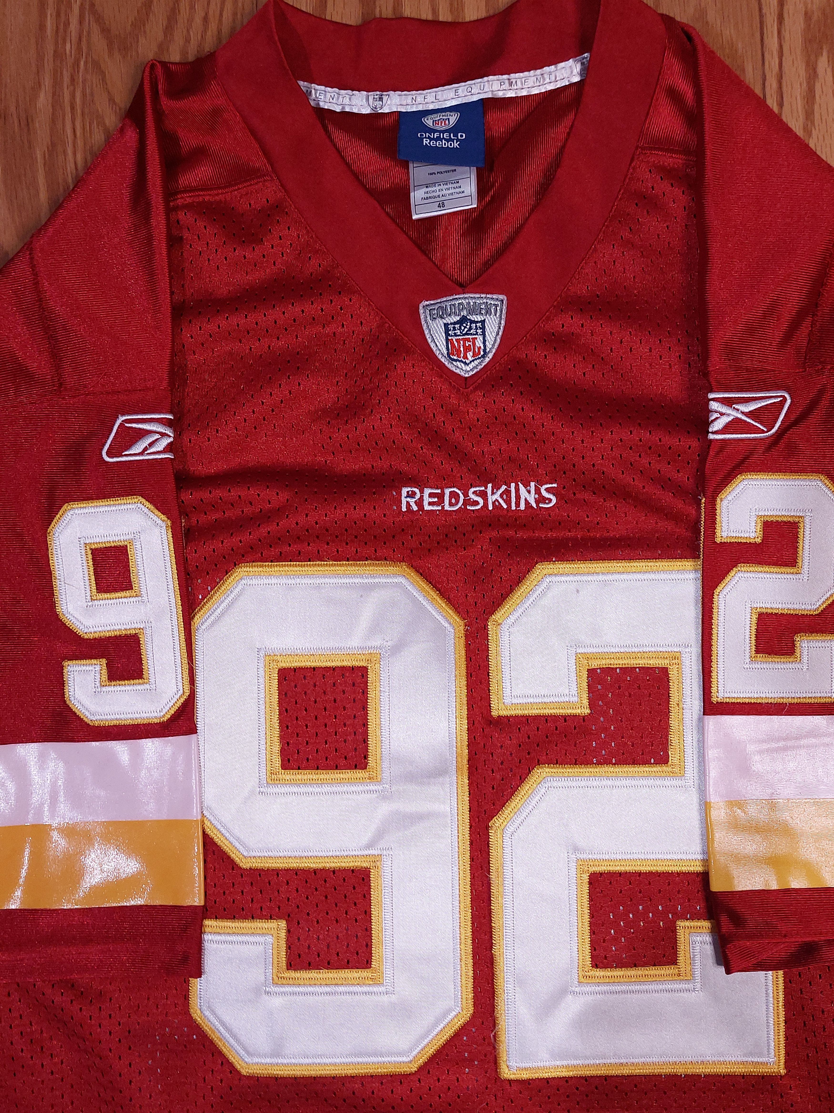 Reebok Authentic Washington Redskins Albert Haynesworth Jersey Size US L / EU 52-54 / 3 - 4 Thumbnail