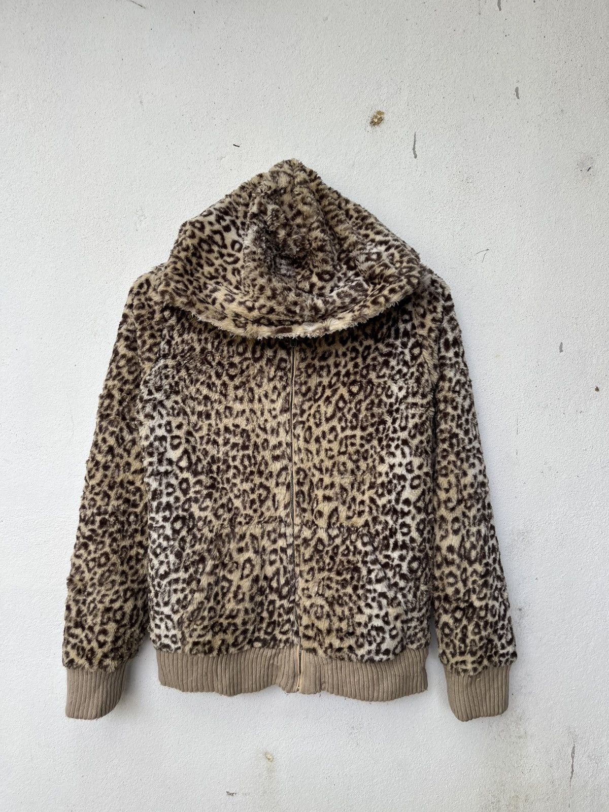 Japanese Brand 💥Crazy Leopard Fullprinted Motives Zipper Jackets Size US S / EU 44-46 / 1 - 1 Thumbnail