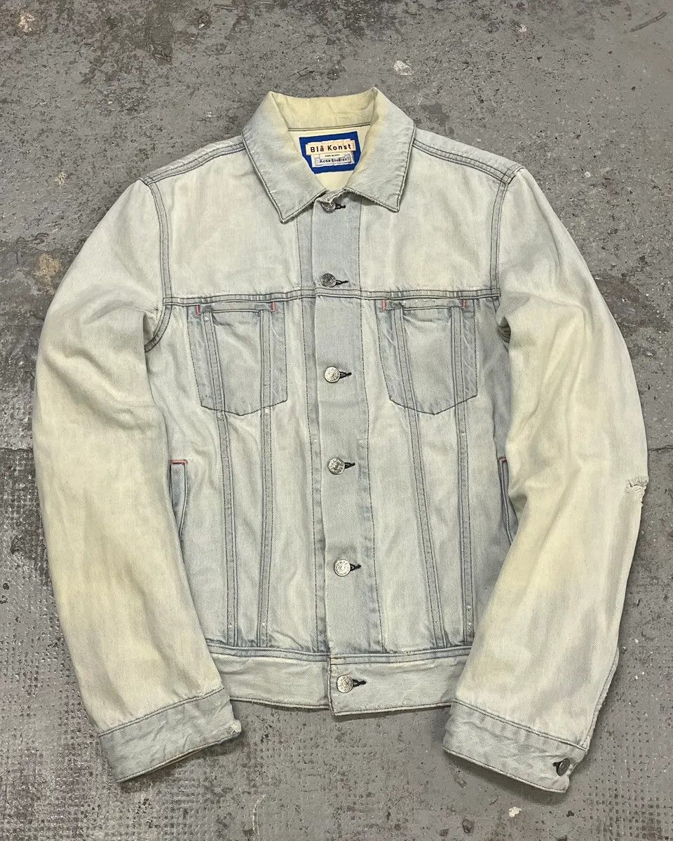 Acne Studios × Designer × Vintage Acne Studios White Denim Light Jacket Size US M / EU 48-50 / 2 - 1 Thumbnail