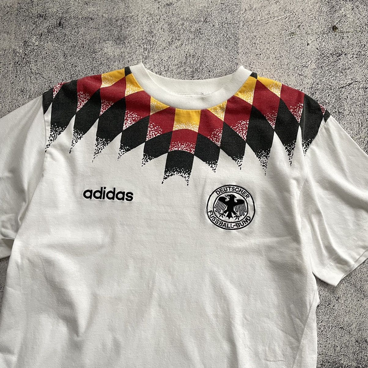 Adidas Vintage Germany Team 1994 Football Soccer Shirt Adidas Size US S / EU 44-46 / 1 - 2 Thumbnail