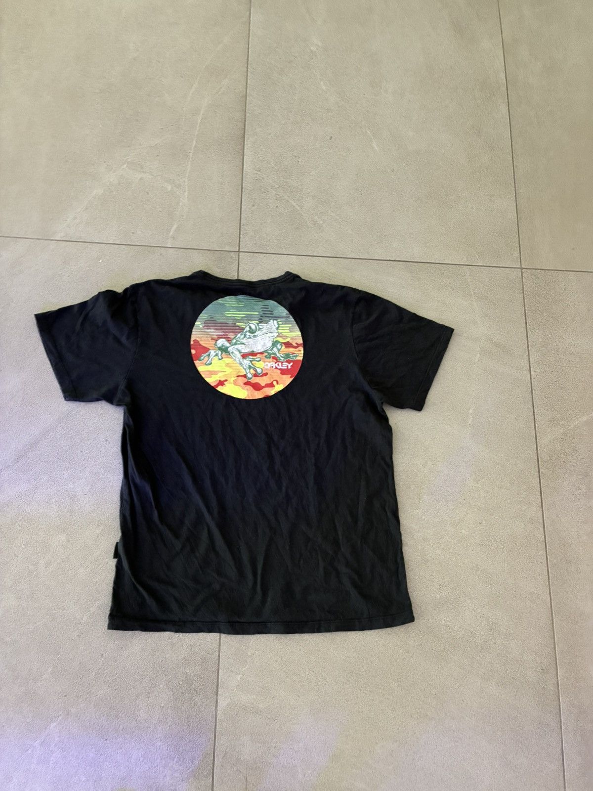 Oakley Oakley Frog Collection Tee Black Graphic Back Size L Size US L / EU 52-54 / 3 - 3 Thumbnail