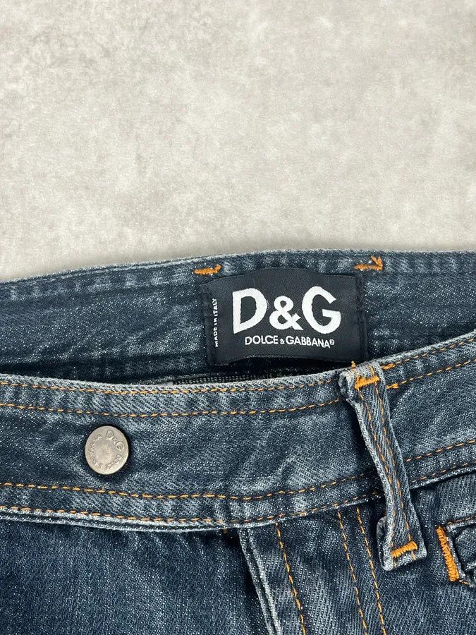 Dolce & Gabbana AW2004 Dolce & Gabbana Blue Denim Zip Multi-Pocket Jeans Size US 32 / EU 48 - 10 Thumbnail