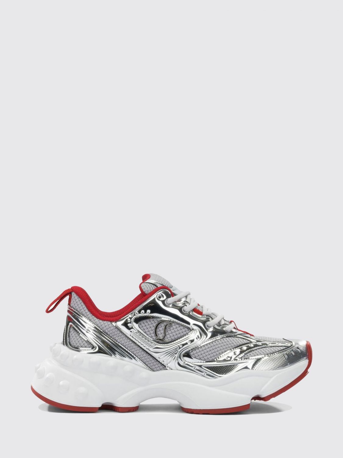 Christian Louboutin Christian Louboutin Sneakers Woman Silver Size US 6 / IT 36 - 1 Preview