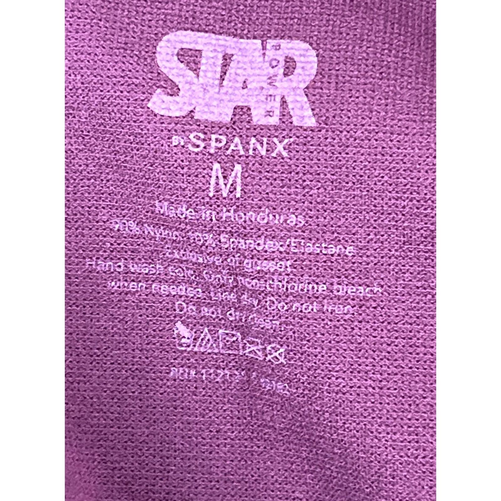 Spanx Spanx Star Power Leggings Womens M Maroon High Rise Stretch Pull On Pants Size 32" / US 10 / IT 46 - 5 Thumbnail