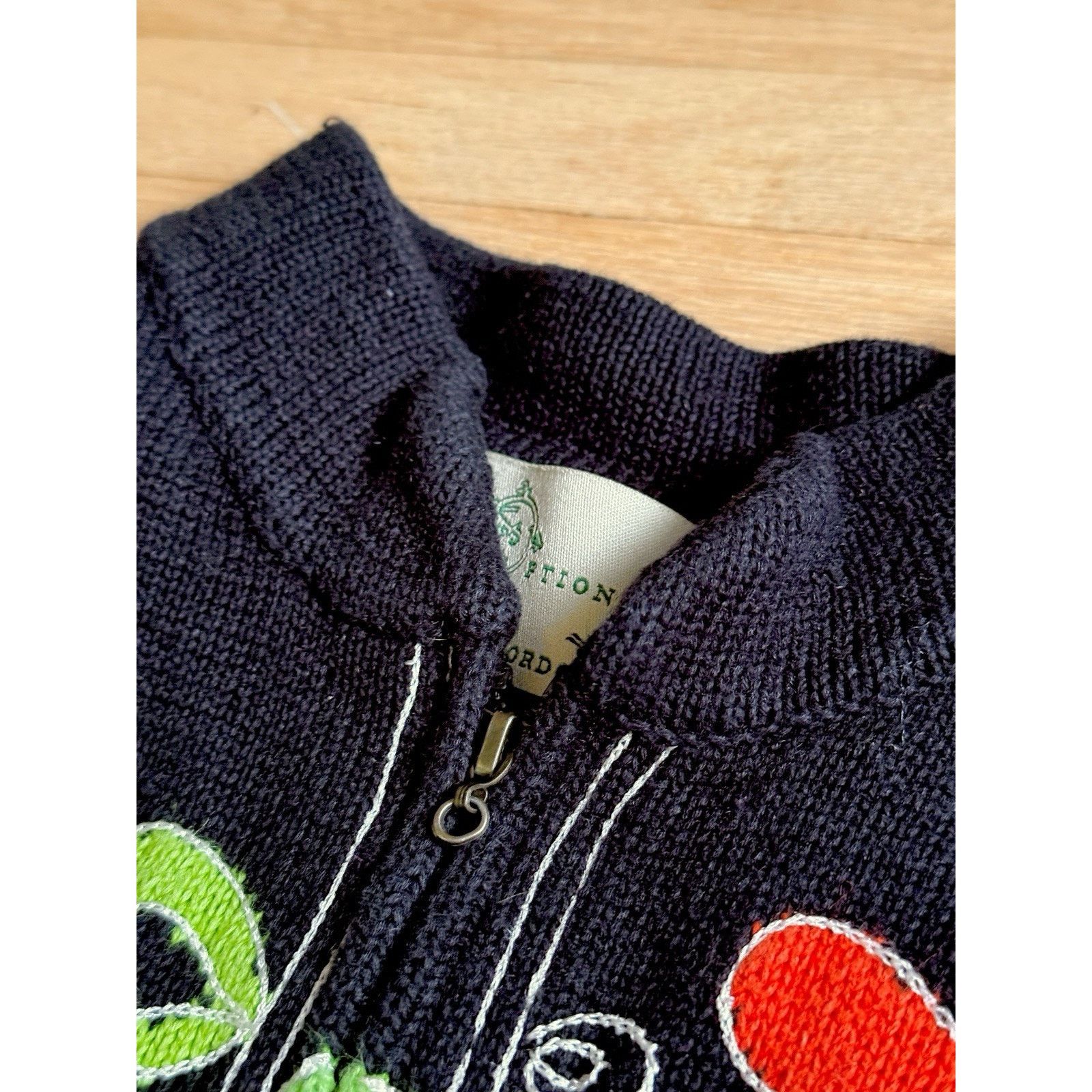 The Unbranded Brand VTG Design Options Phillip Jane Gordon Cardigan Sweater XL Size XL / US 12-14 / IT 48-50 - 2 Thumbnail