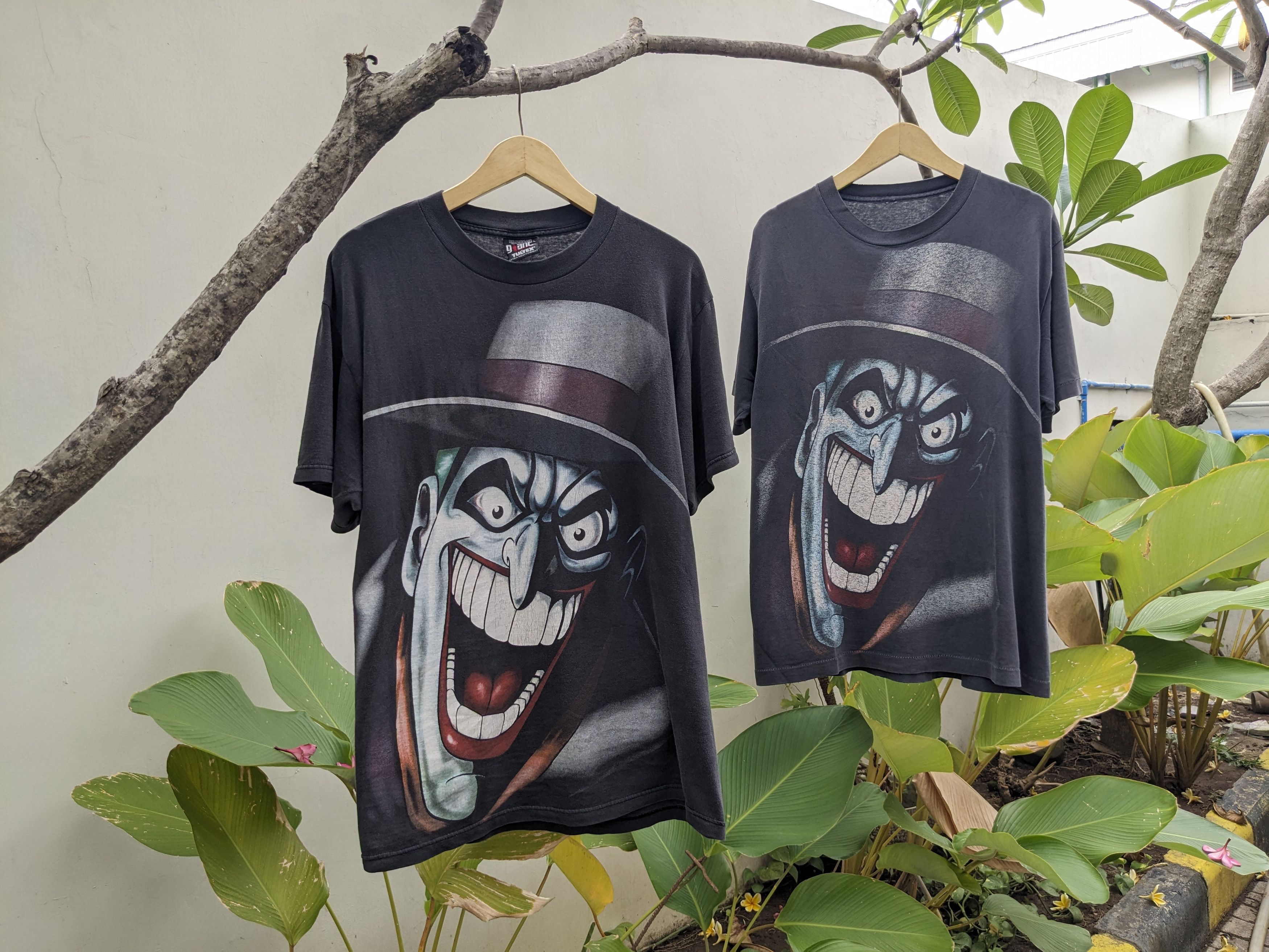 DC Comics Rare Vintage 90s Batman Animated Series Joker Big Face Size US L / EU 52-54 / 3 - 1 Thumbnail