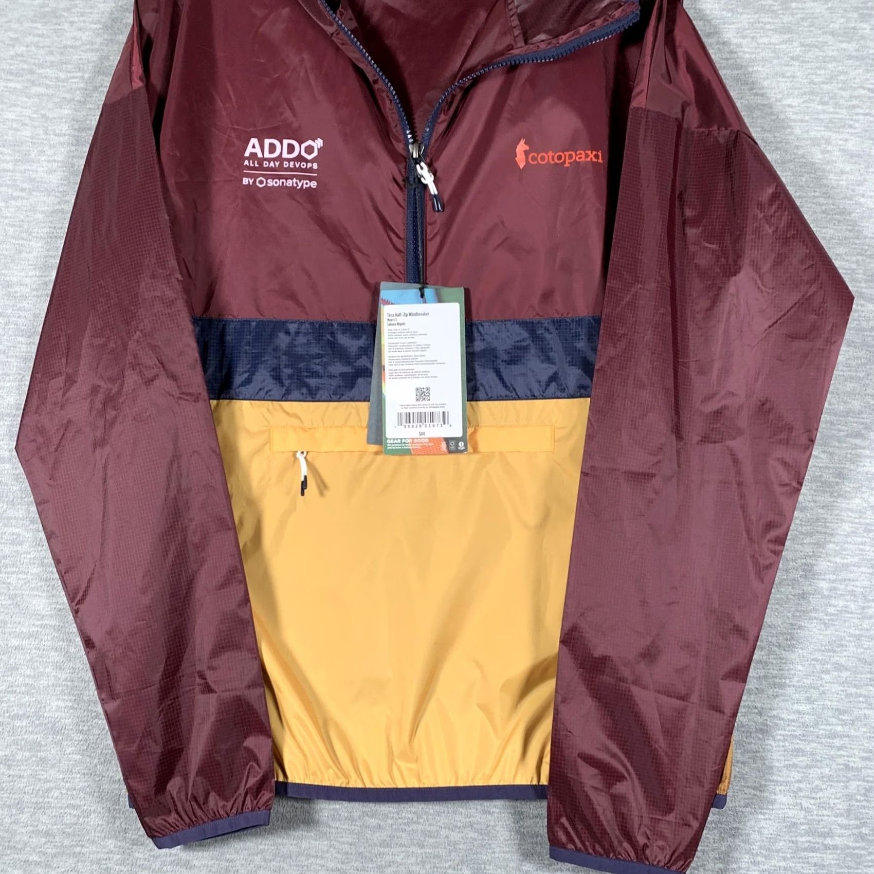 Cotopaxi Cotopaxi Jacket Mens Small Multicolor Teca Half Zip Windbreaker Hooded Packable Size US S / EU 44-46 / 1 - 3 Thumbnail