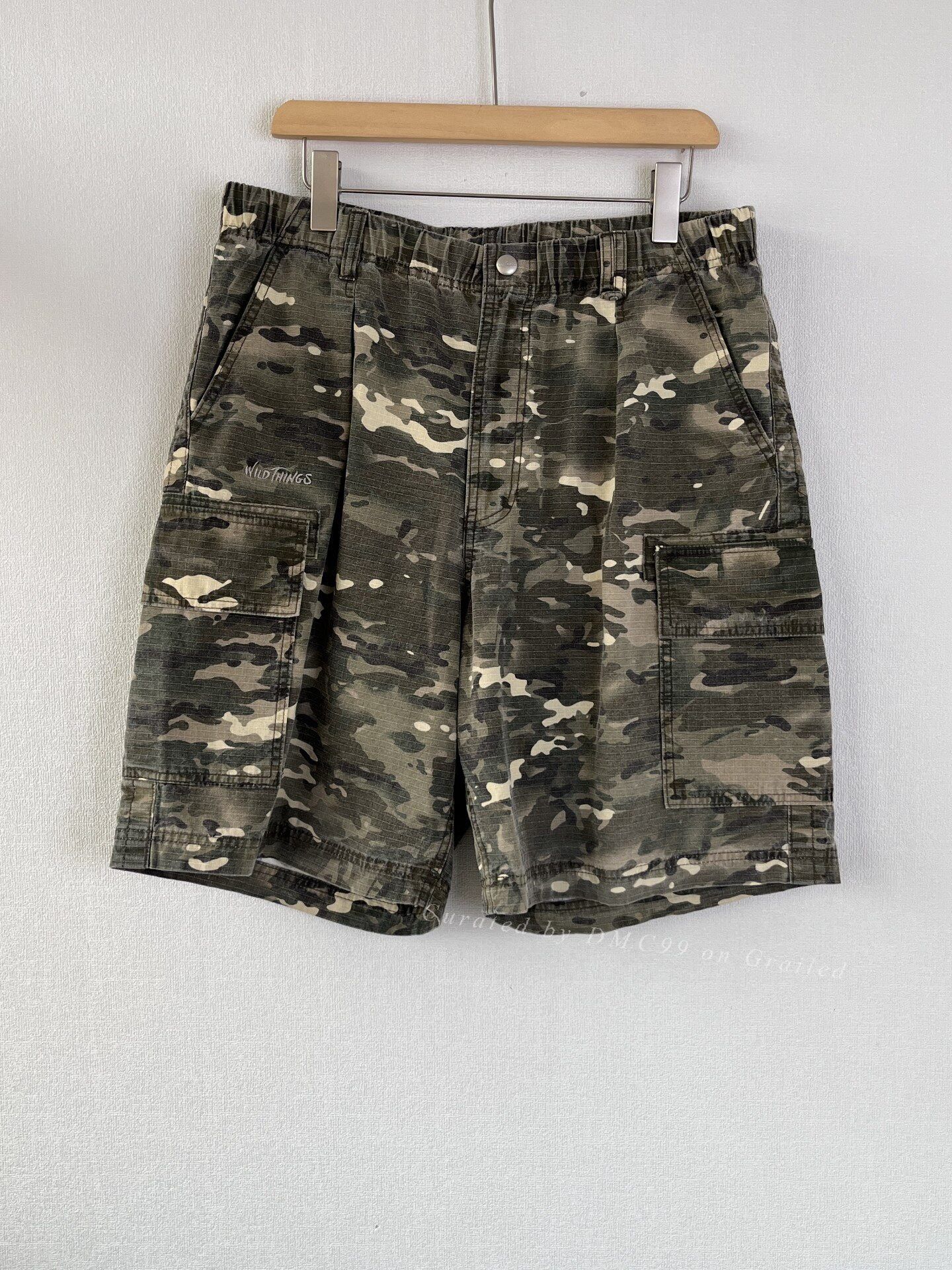 Wild Things WILDTHINGS Garment Baker Dye Cargo Shorts Size US 30 / EU 46 - 1 Thumbnail