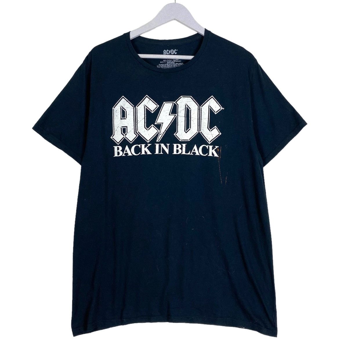 Rock Band 💥ACDC BACK IN BLACK ROCK BAND TSHIRT | Grailed