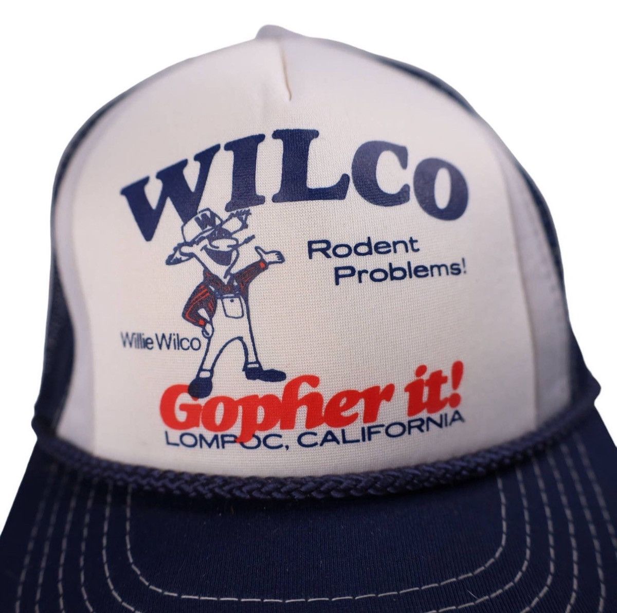 Vintage vintage x trucker hat x rope hat / wilco “gopher it” Size ONE SIZE - 2 Thumbnail