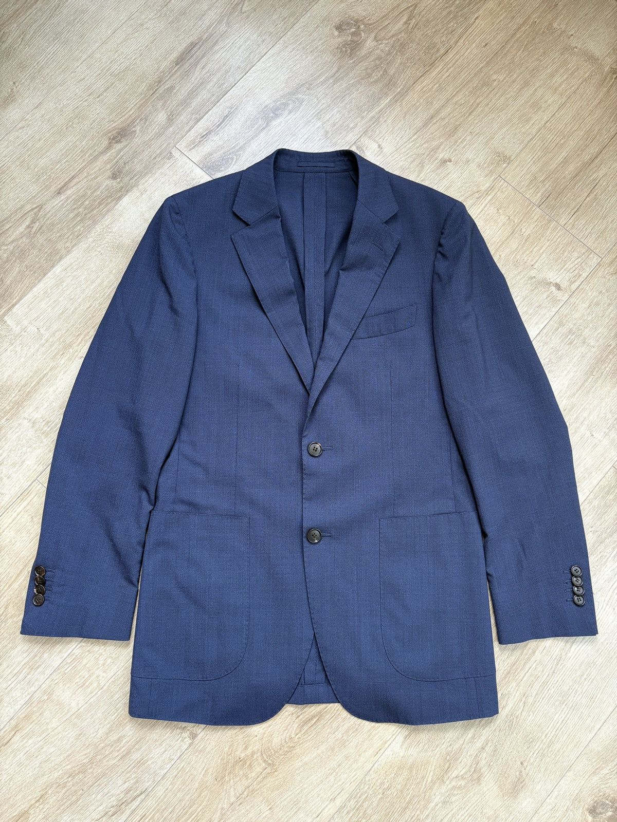 Suitsupply Suitsupply Wool Navy Havana Treveler Unlined Blazer 46 Size 46R - 1 Thumbnail