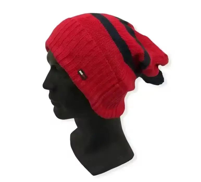 Tommy Hilfiger × Tommy Jeans Vintage Tommy Girls Small Logo Beanie Hat Size ONE SIZE - 1 Thumbnail