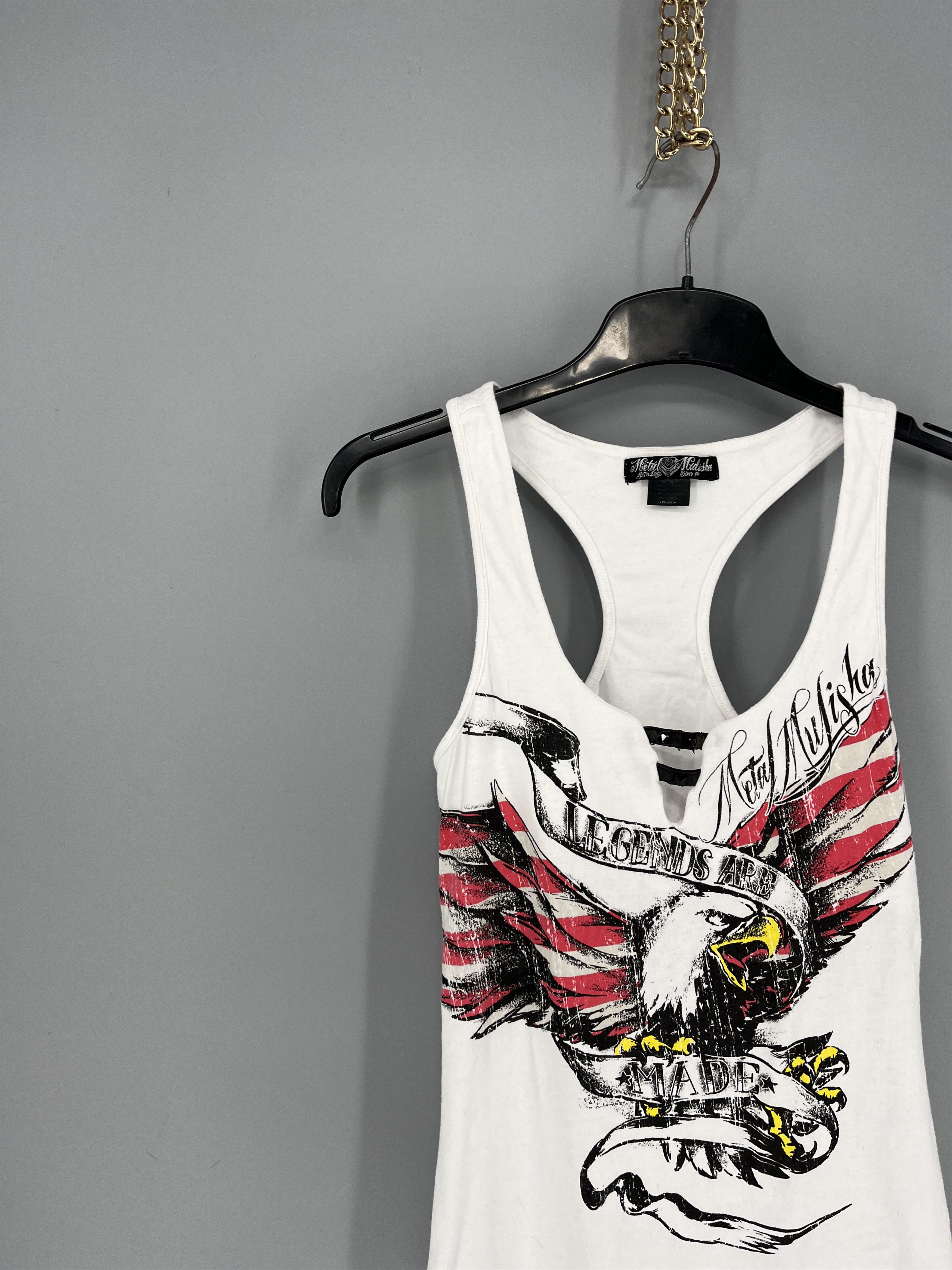 Band Tees Metal Mulisha Legends Are Made Graphic Ladies Tank Top S Size S / US 4 / IT 40 - 4 Thumbnail