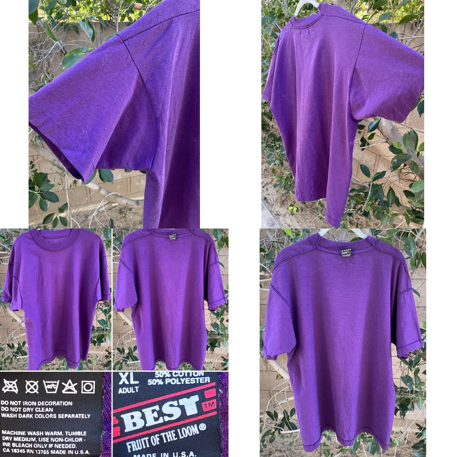 Vintage VINTAGE Best Salinas High Renaissance T Shirt XL Purple Cowboy Rodeo USA Made 90s Mens Shirt Graphics 90s USA Cowboy Bronco Kid? Size US XL / EU 56 / 4 - 8 Thumbnail