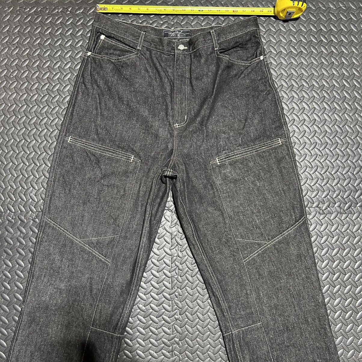 Ruff Ryders Dirty Denim Cargo Jeans DMX Y2K Sz 38 Dark Wash