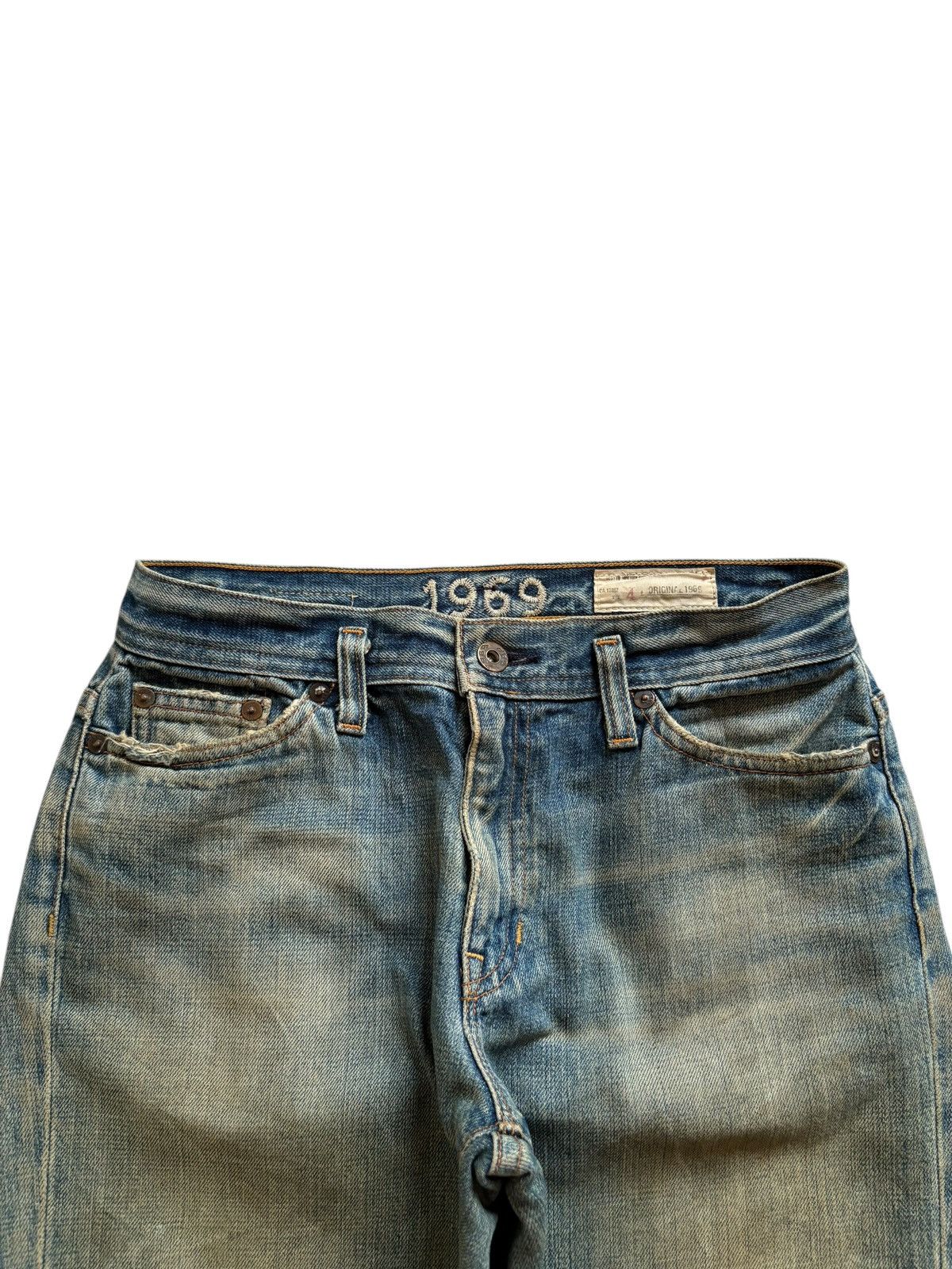 Gap Vintage Gap Tactical Patch Rusty Mud Wash Rip Flare Jeans Size US 27 - 4 Thumbnail