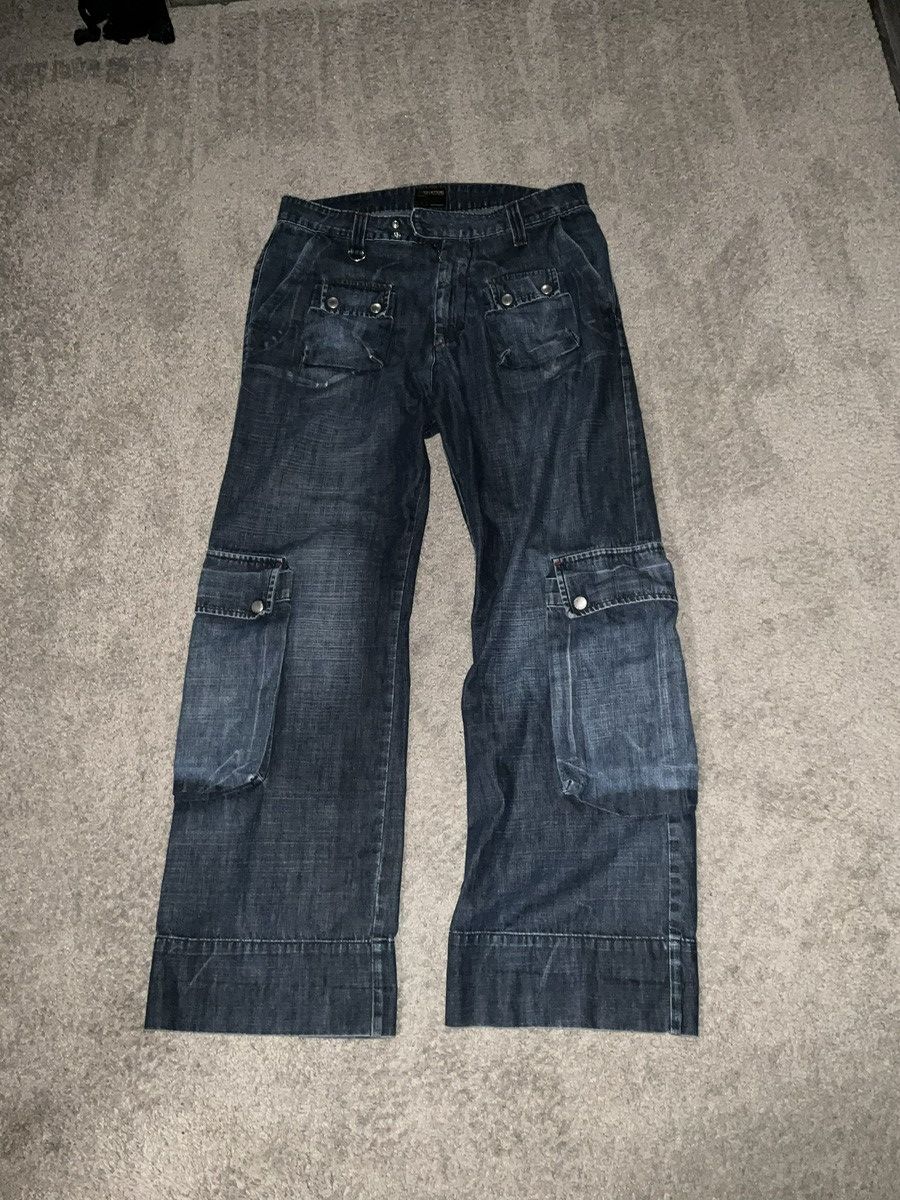 Japanese Brand × Vintage Multi pocket denim Size US 34 / EU 50 - 1 Thumbnail