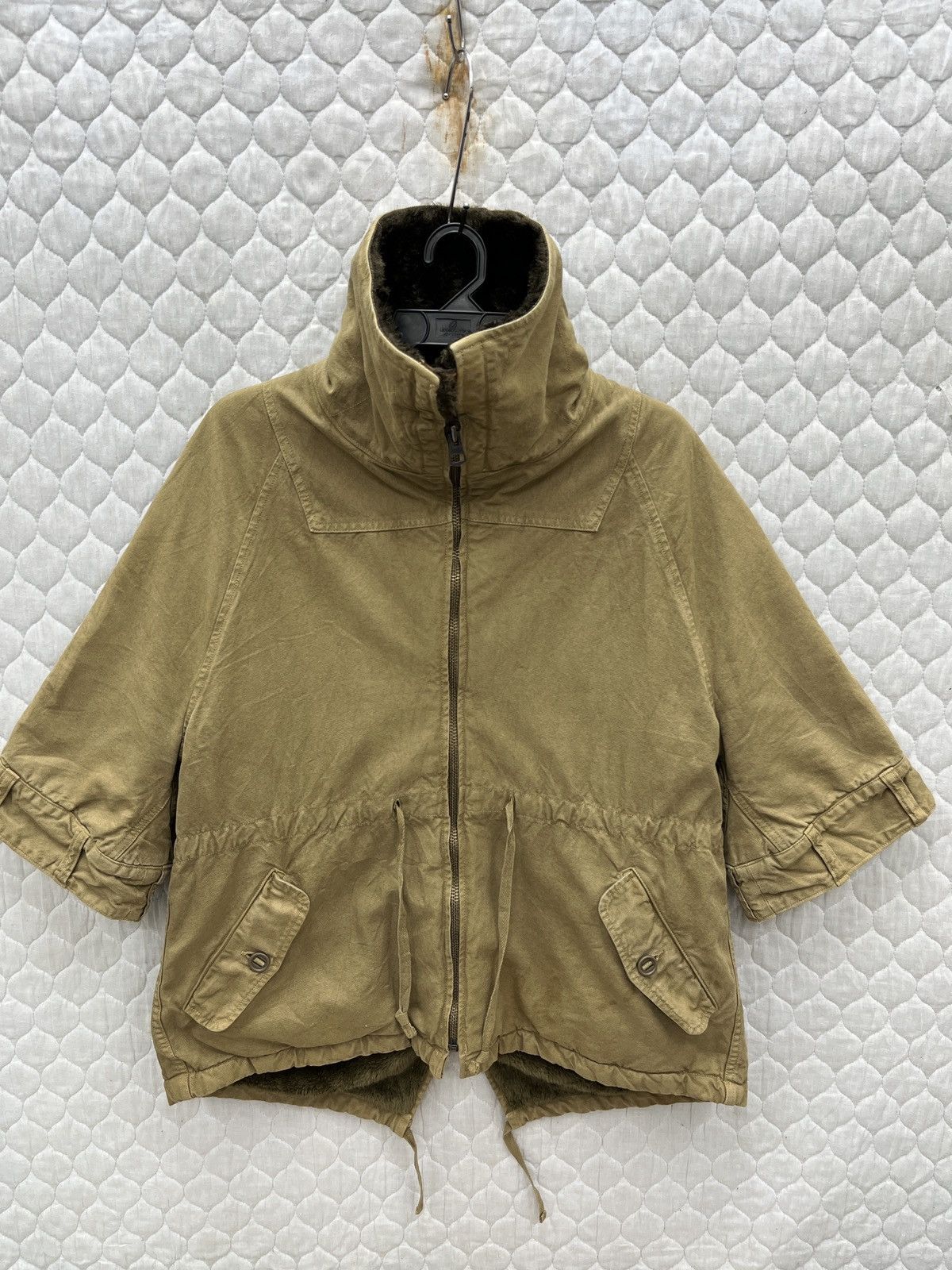 Kapital Kountry 🔥🔥🔥ARCHIVE VINTAGE KAPITAL MILITARY CROPPED FUR LINED PARKA Size US XS / EU 42 / 0 - 1 Thumbnail