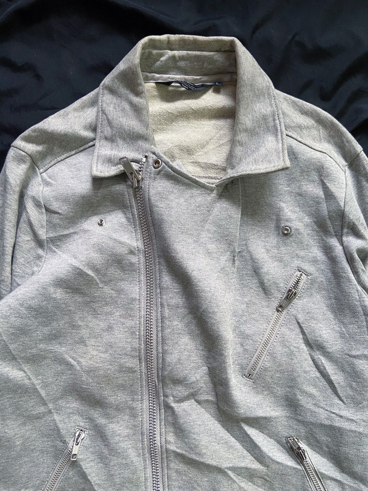 PPFM JAPANESE ASYMMETRICAL PUNK ZIP JACKET raf simons g.o.a Size US L / EU 52-54 / 3 - 12 Thumbnail