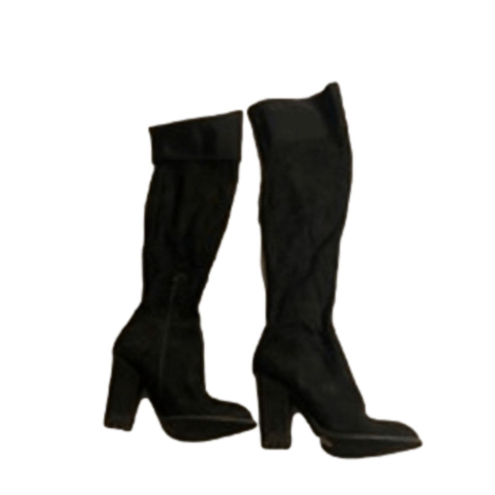 Calvin Klein Calvin Klein Jeans Charli Over-the-Knee Boots Black 7.5 Size US 7.5 / IT 37.5 - 6 Thumbnail
