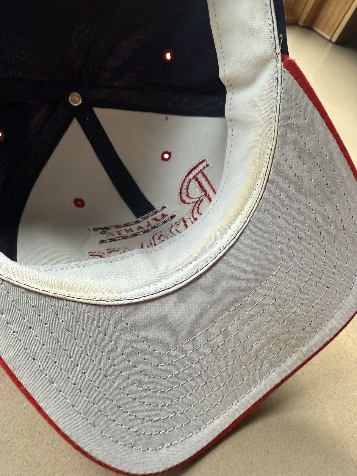 Vintage Vintage Atlanta Braves Snapback Embroidered Hat Size ONE SIZE - 7 Thumbnail