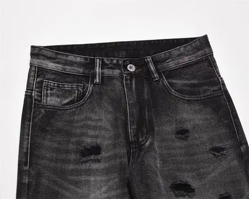 Japanese Brand × Jean Distressed washed men's retro casual ripped bootcut denim Size US 32 / EU 48 - 3 Thumbnail
