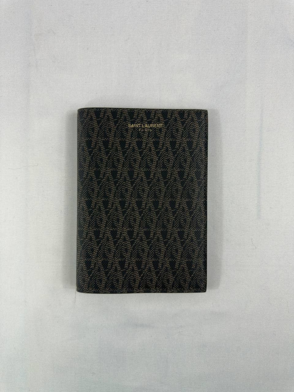 Saint Laurent Paris Saint Laurent Toile Monogram Passport Cover Holder - Brown Size ONE SIZE - 1 Thumbnail