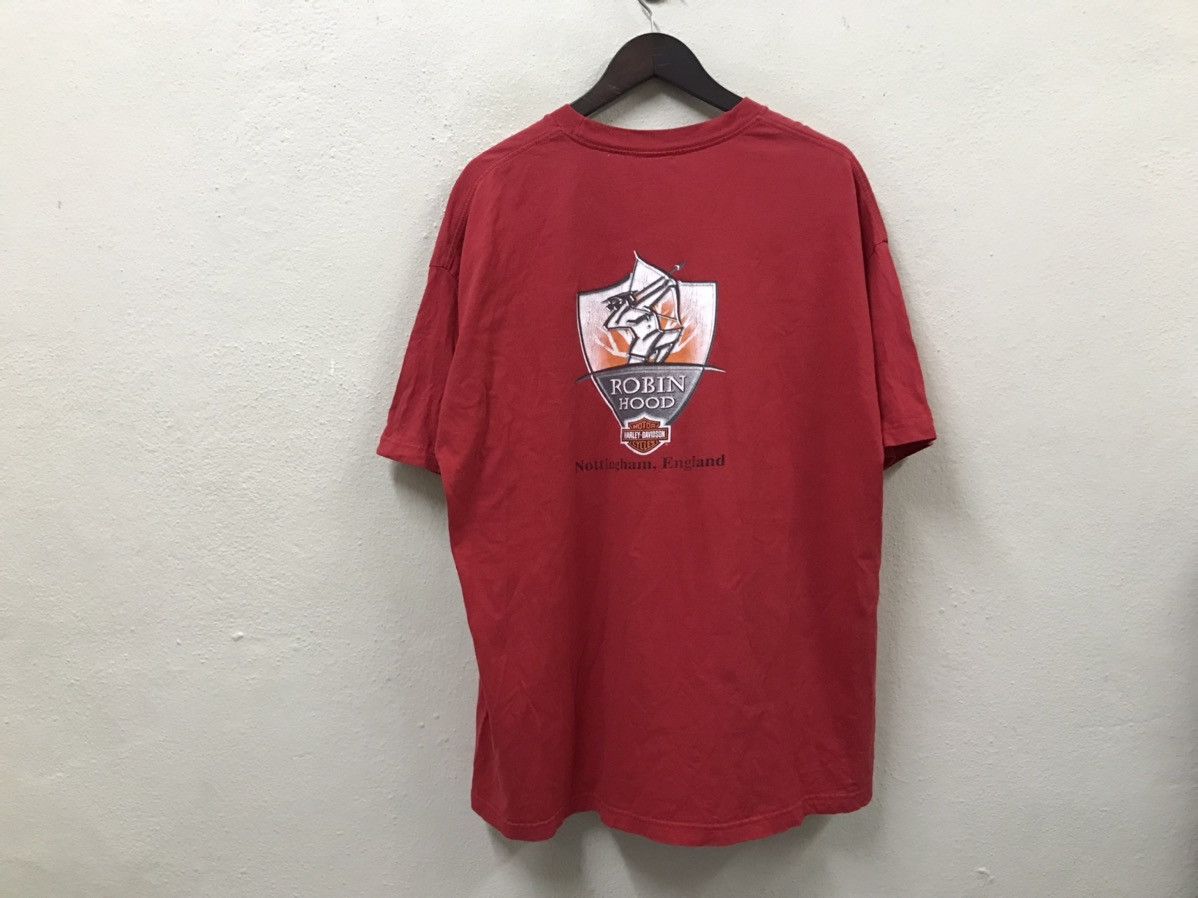 Vintage Vtg Harley Davidson Nottingham England T-shirt Robin Hood | Grailed