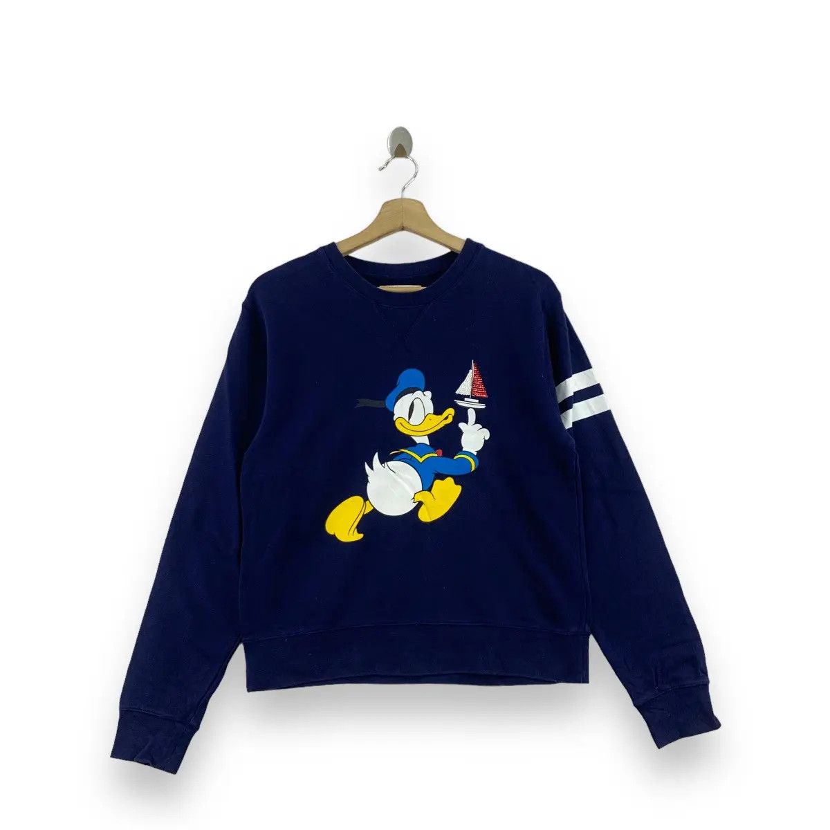 Disney Vintage DISNEY DONALD DUCK Holiday Yacht Sweatshirt Size S / US 4 / IT 40 - 1 Thumbnail