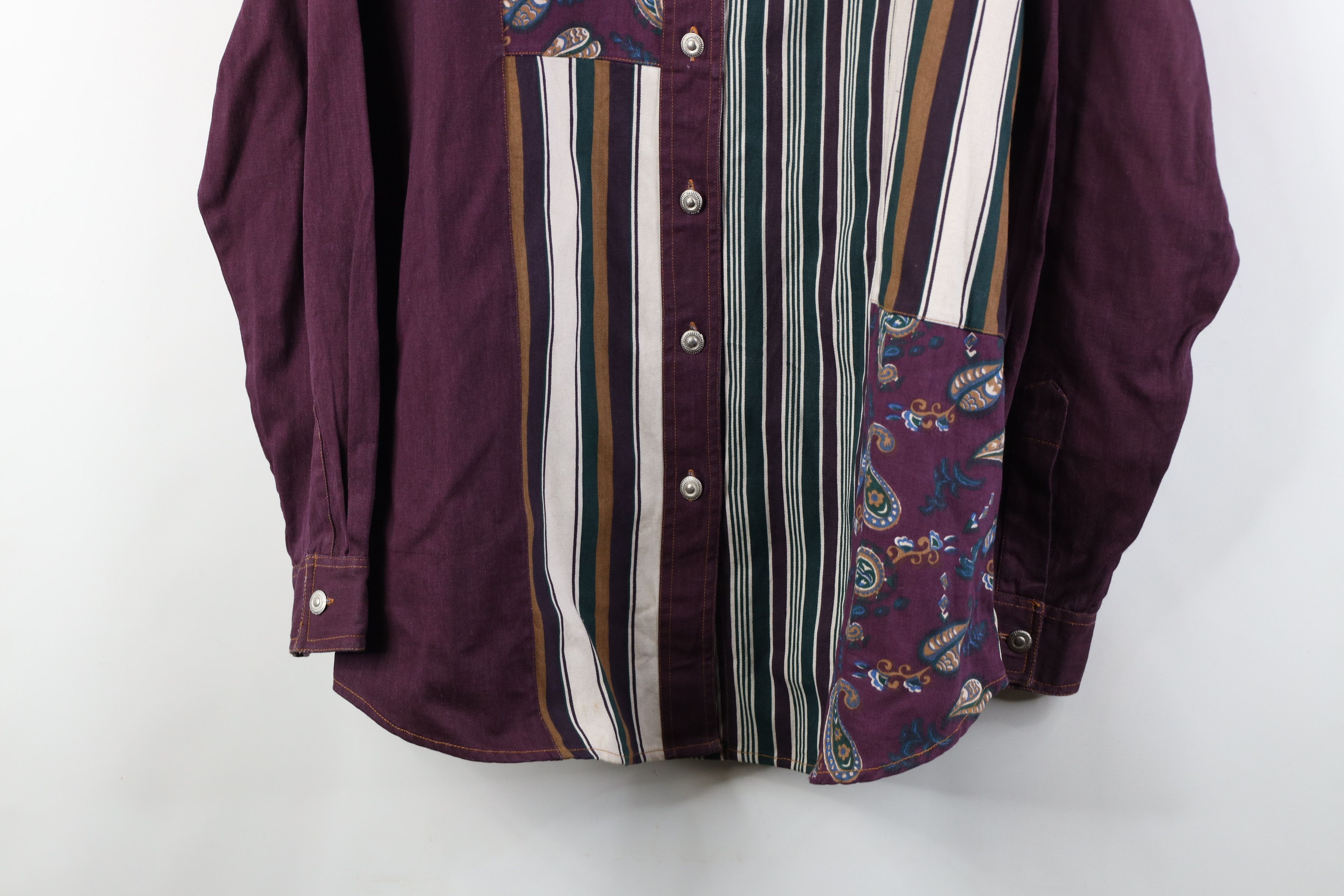 Vintage Vintage 90s Rockabilly Western Cowgirl Rodeo Button Shirt Size M / US 6-8 / IT 42-44 - 3 Thumbnail