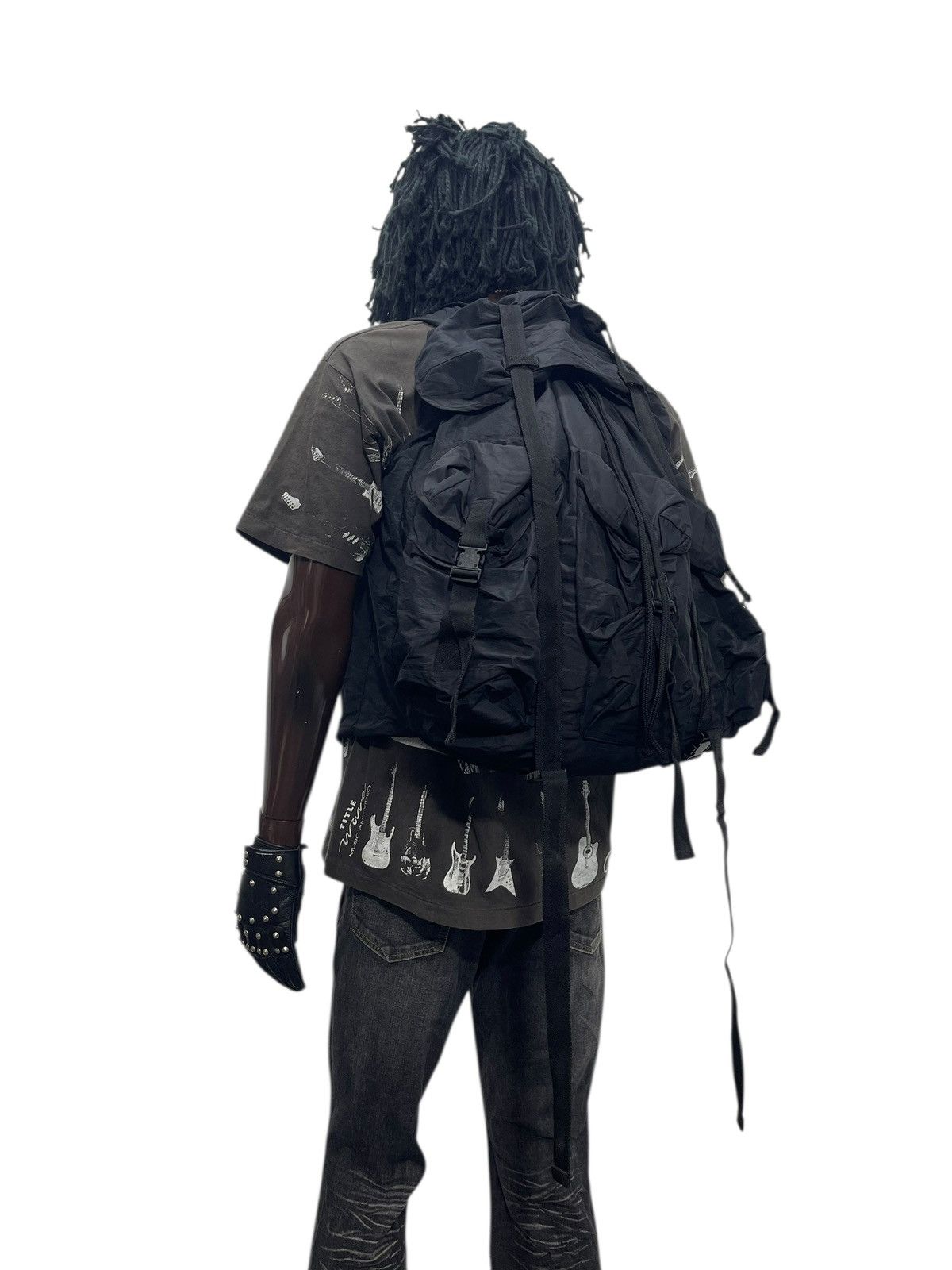 Japanese Brand Shirt x Rucksack Bag Plastic Tokyo margiela dior amiri 1🟩6 Size ONE SIZE - 3 Thumbnail