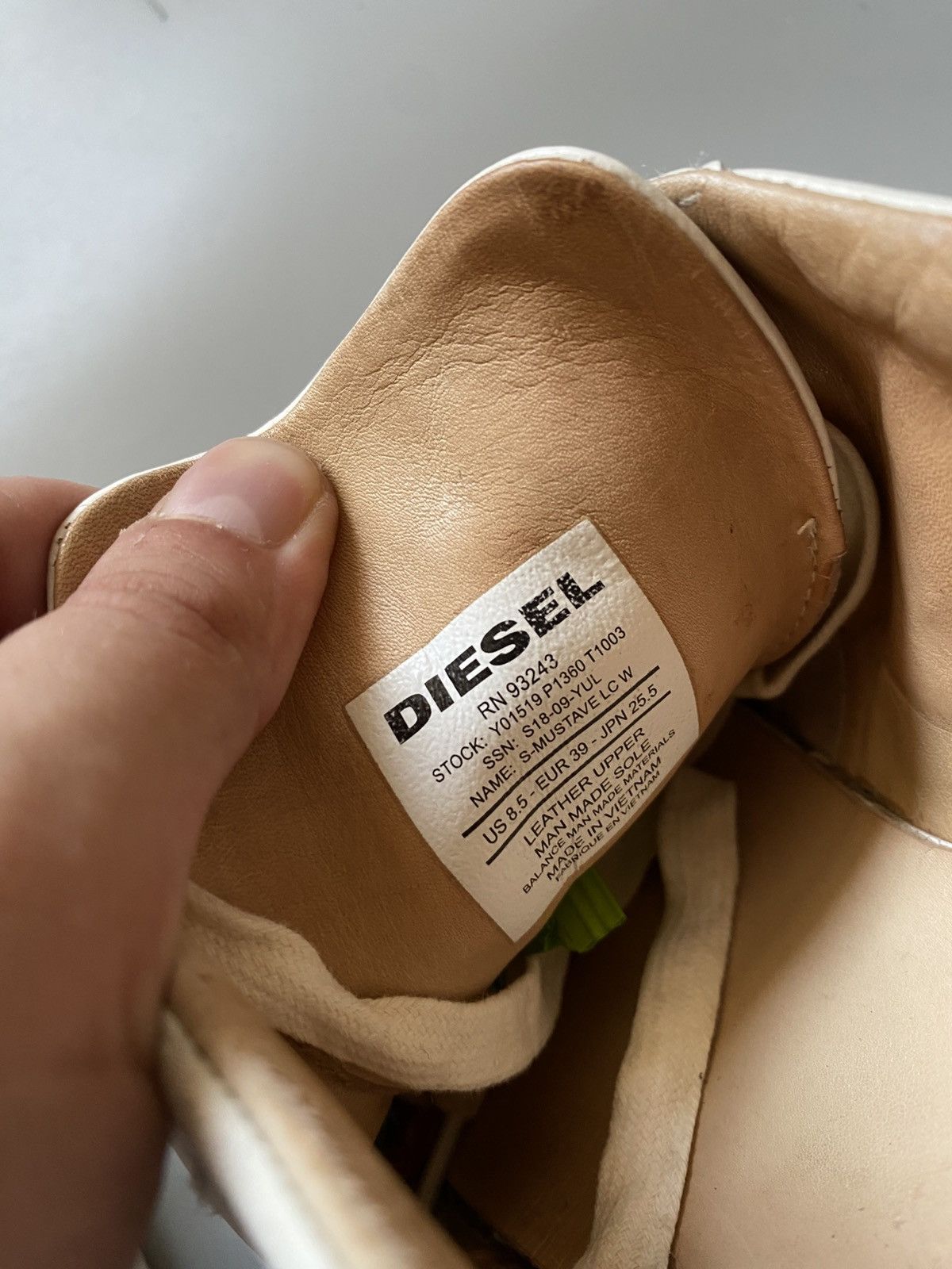 Diesel DIESEL y2k leather sneakers with metal buttons Size US 9 / IT 39 - 6 Thumbnail