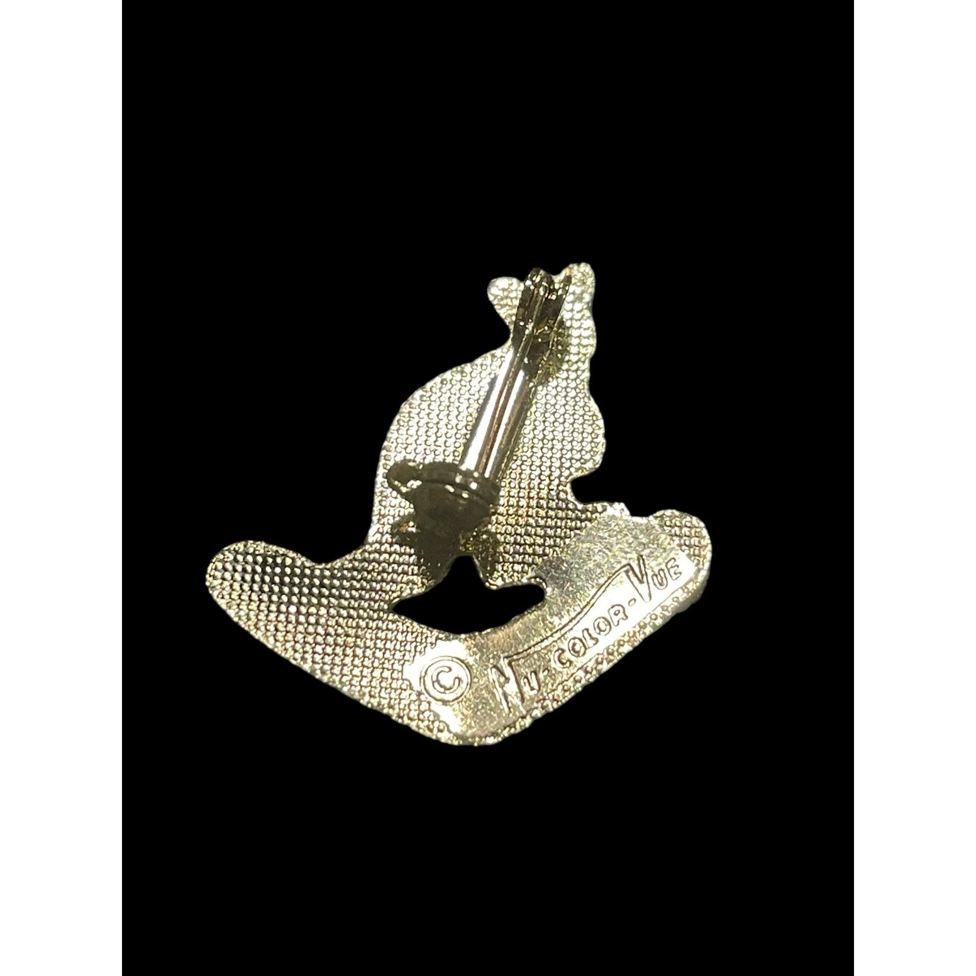 Vintage Vintage Retro Australia Kangaroo and Boomerang Enamel Pin Size ONE SIZE - 2 Thumbnail