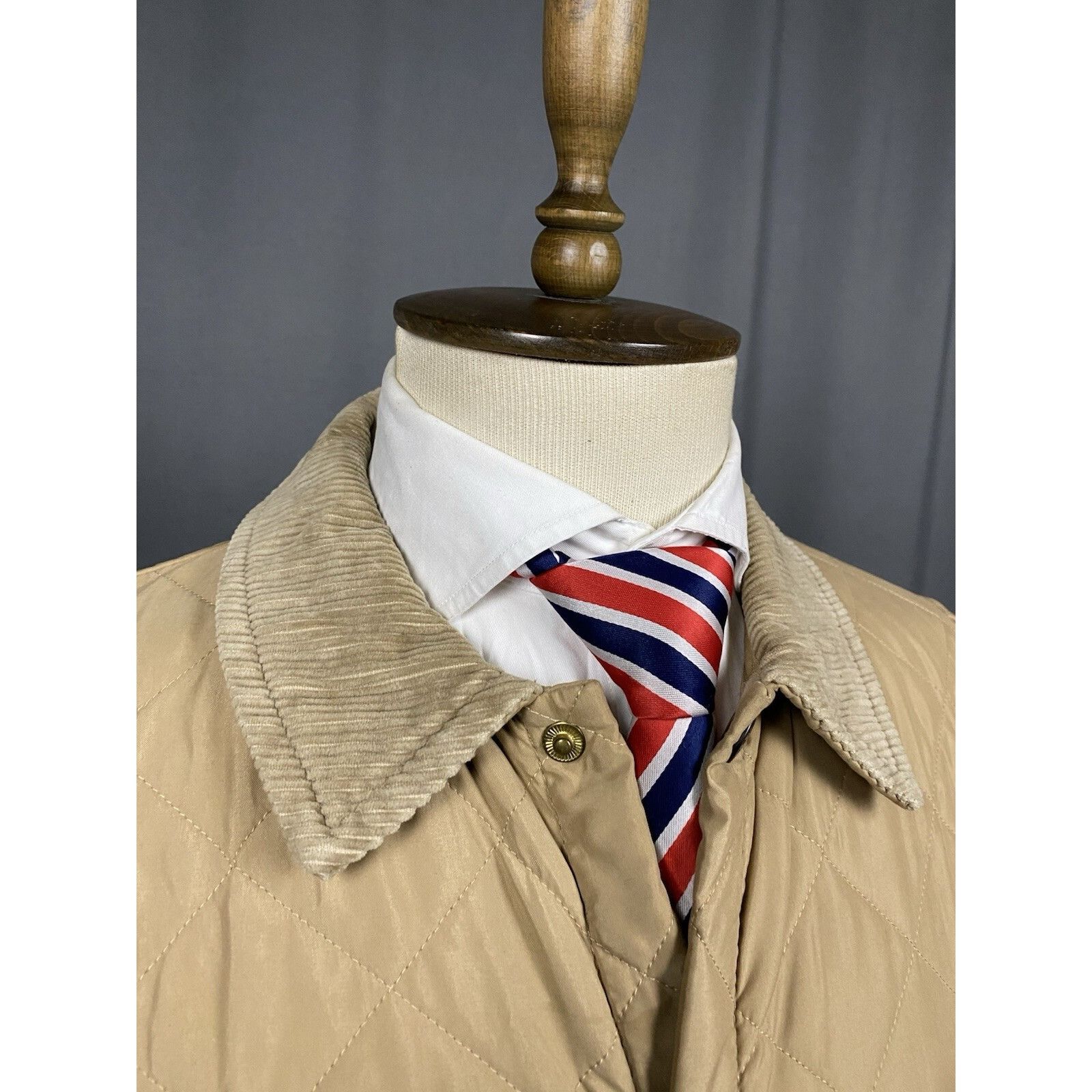 Barbour Barbour Eskdale Men's Beige Quitled Jacket Size S Size US S / EU 44-46 / 1 - 6 Thumbnail