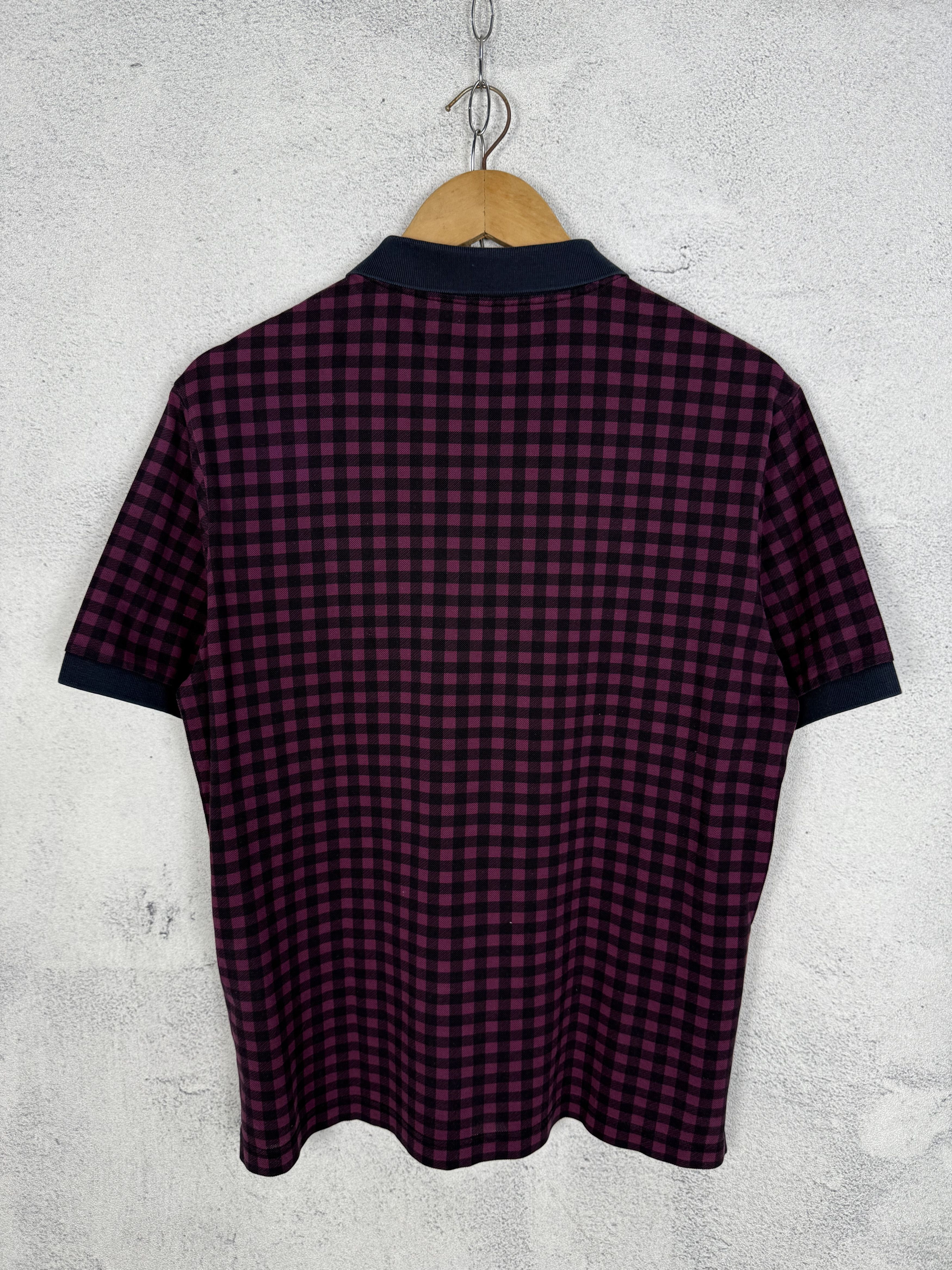 Prada Prada Checkered Polo Shirt Size US L / EU 52-54 / 3 - 2 Thumbnail