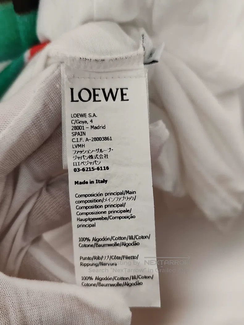 Loewe Loewe Rainbow Logo Short Sleeve Size XS / US 0-2 / IT 36-38 - 4 Thumbnail