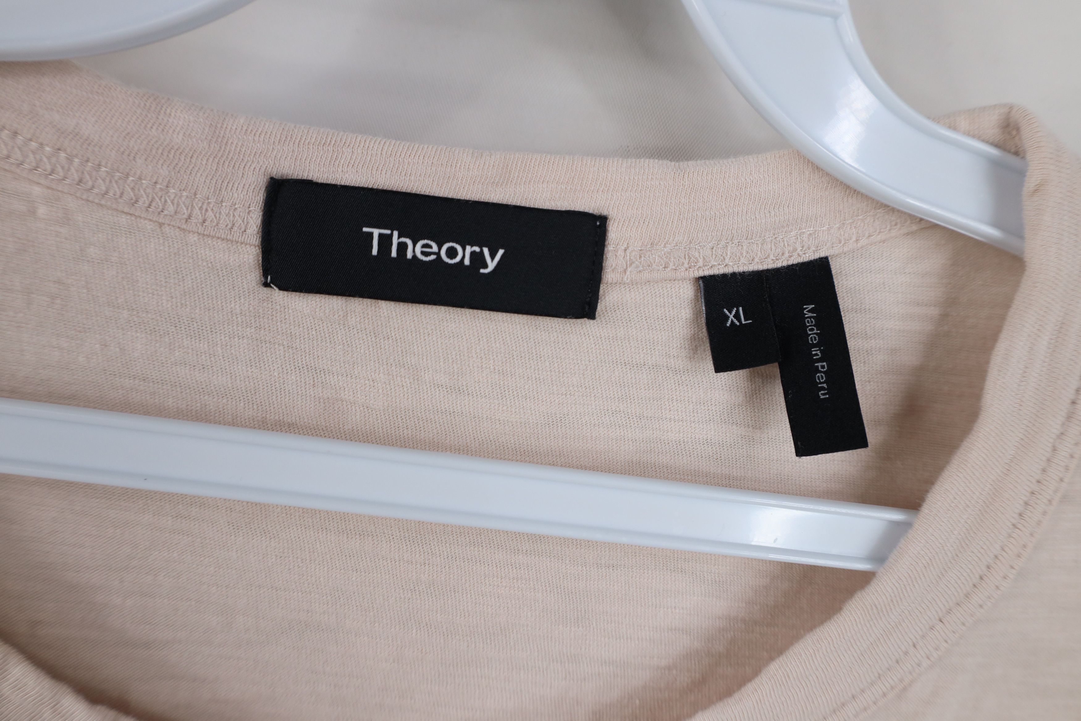 Theory Theory Tee Short Sleeve Jersey Knit T-Shirt Cosmos Pink Size US XL / EU 56 / 4 - 9 Thumbnail
