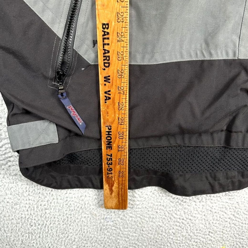 Jansport JanSport University Of Scranton Windbreaker Jacket Mens Medium Grey Black Nylon Size US M / EU 48-50 / 2 - 7 Thumbnail