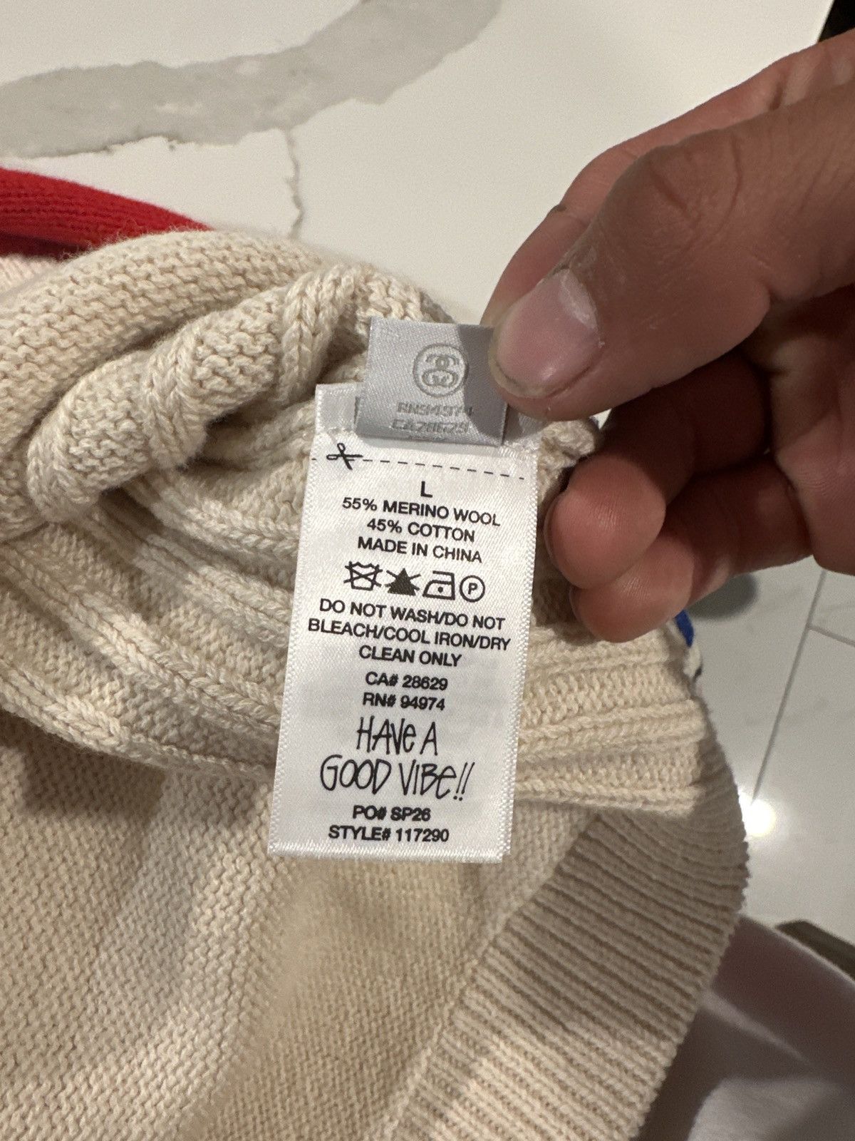 Stussy Stussy Stripe Raglan Crew Size US L / EU 52-54 / 3 - 6 Thumbnail