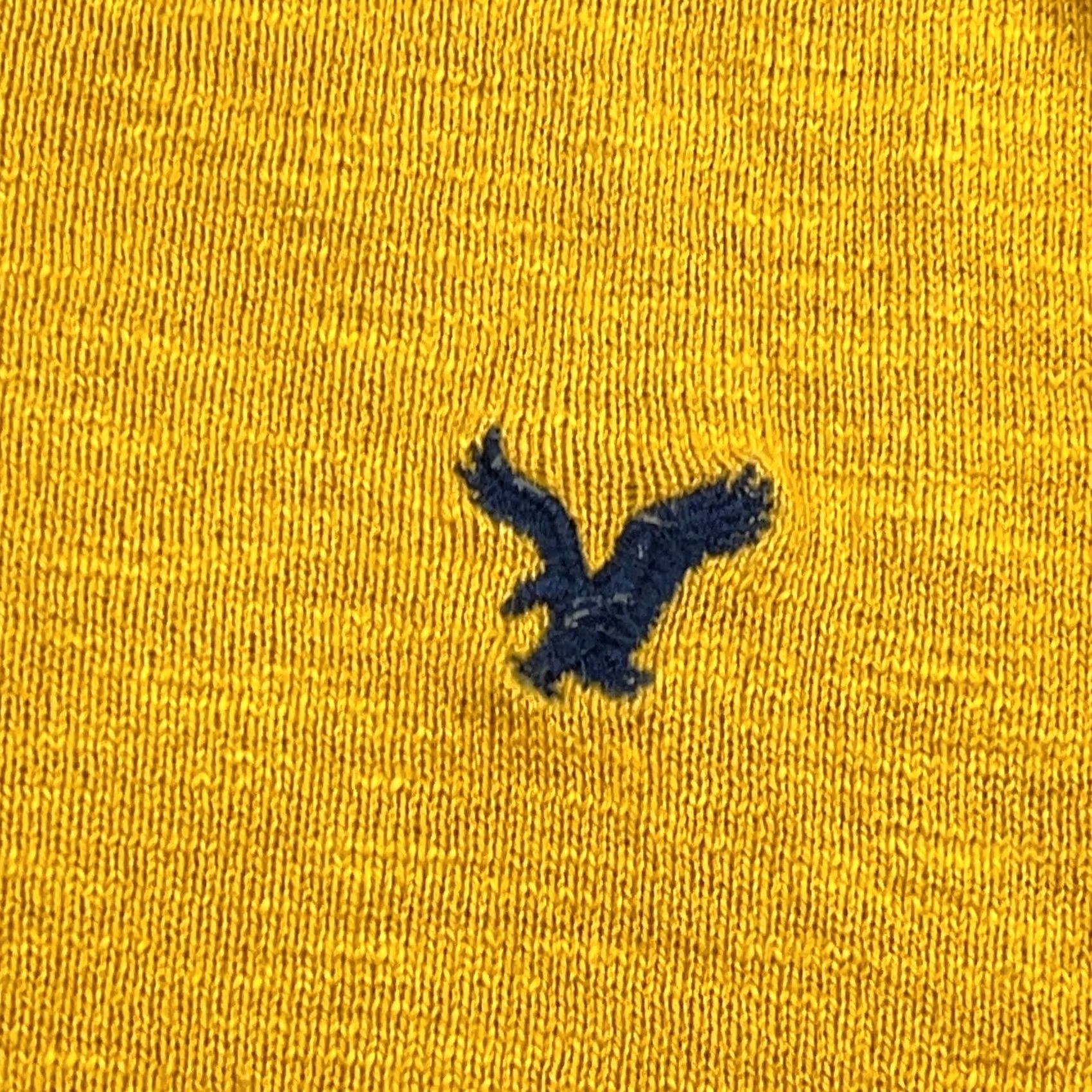 American Eagle Outfitters American Eagle Outfitters Sweater Men XL Yellow Athletic Fit V Neck Pullover VTG Y2K Adult Size US XL / EU 56 / 4 - 3 Thumbnail