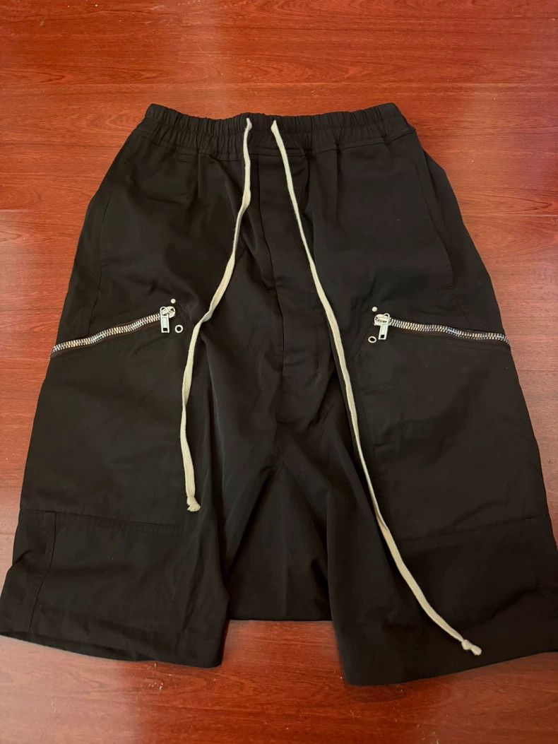 Rick Owens Rick Owens Black Zip Shorts Size US 36 / EU 52 - 1 Thumbnail