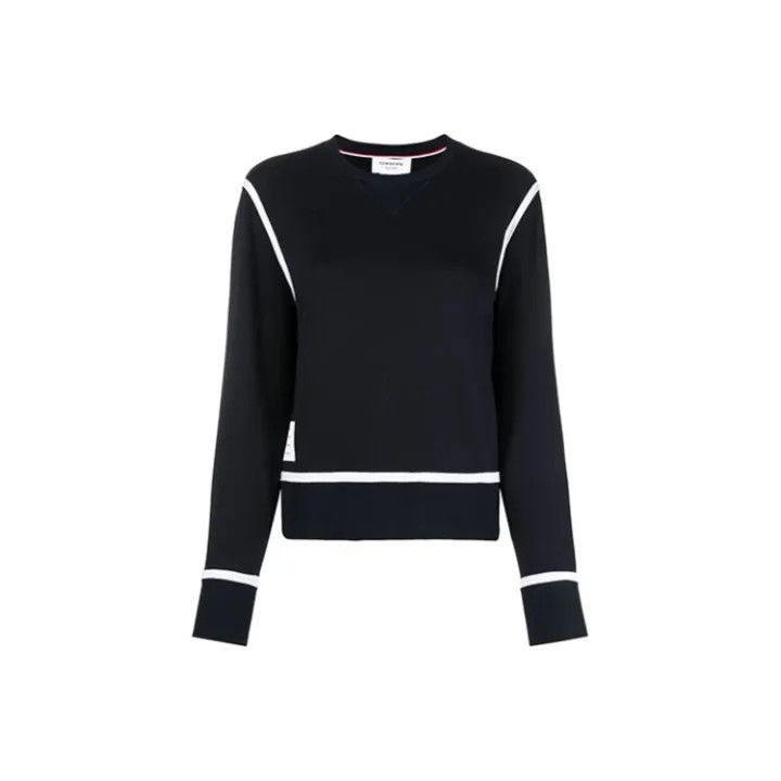 Thom Browne Thom Browne Colorblock Striped Sweatshirt for Women -2507 Size L / US 10 / IT 46 - 4 Thumbnail