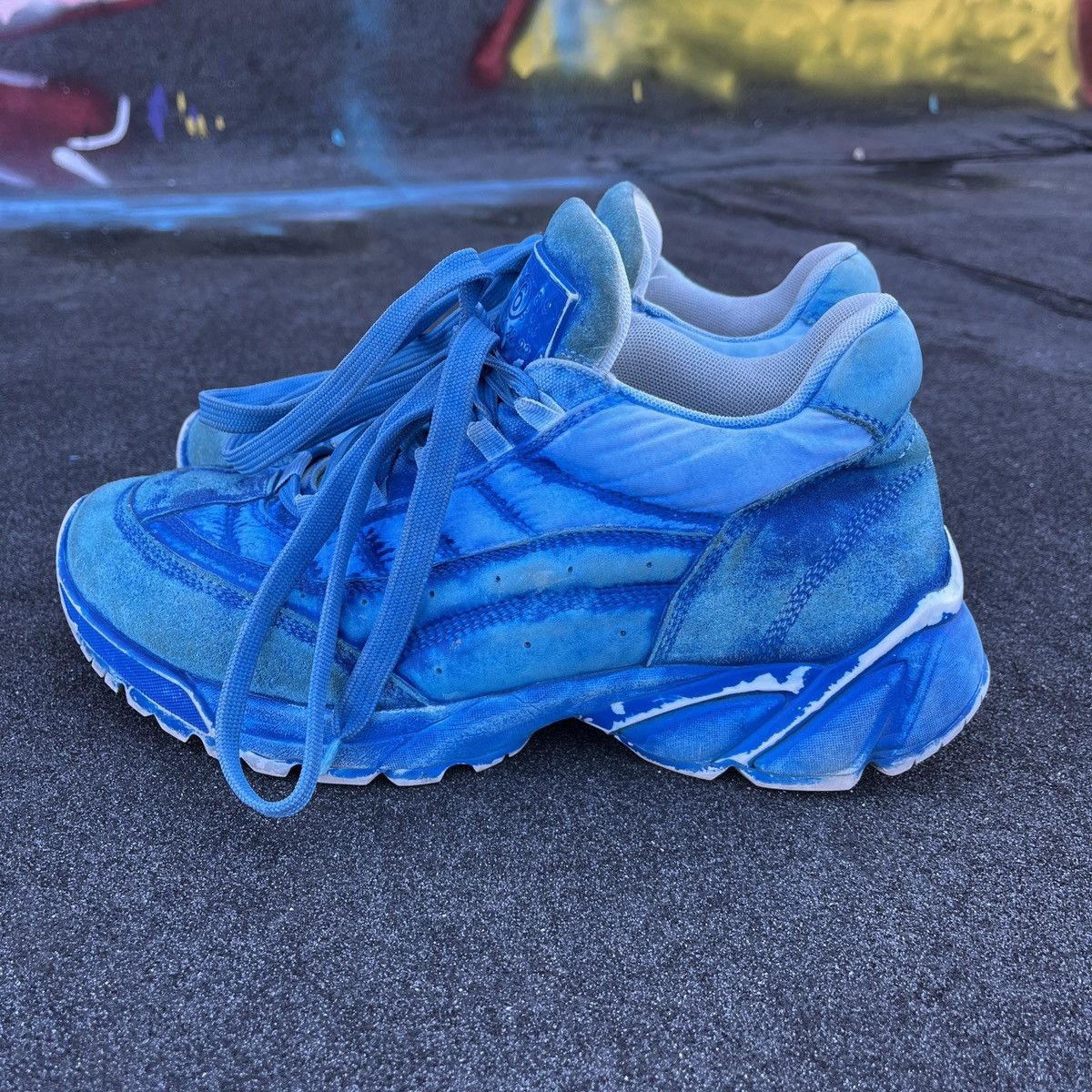 image of Maison Margiela Mm6 Runner Sneakers (Unisex) in Blue, Women's (Size 8)