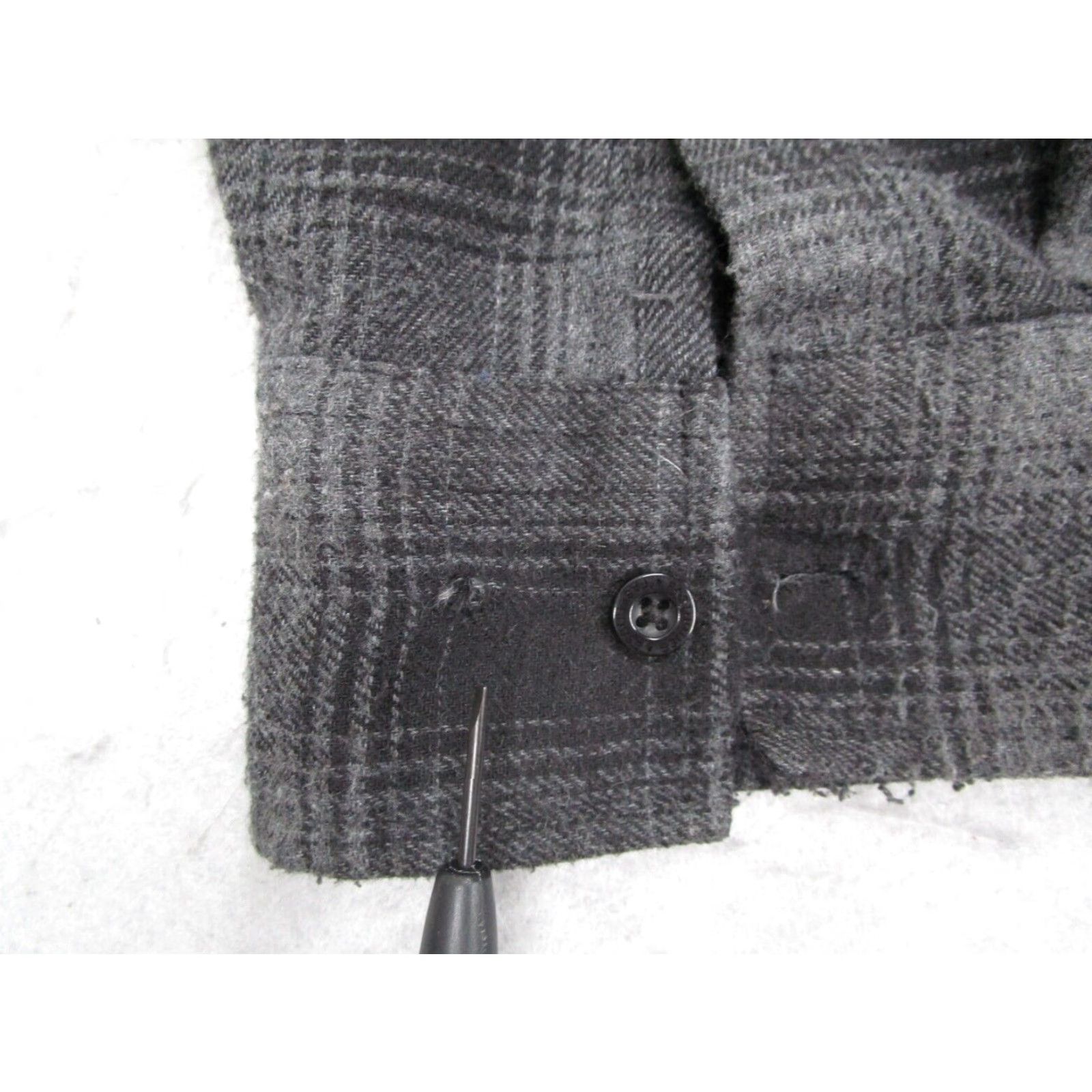 Vintage Fasthouse Customs Mens Gray Plaid Button Up Flannel Shirt Extra Large Size US XL / EU 56 / 4 - 4 Thumbnail