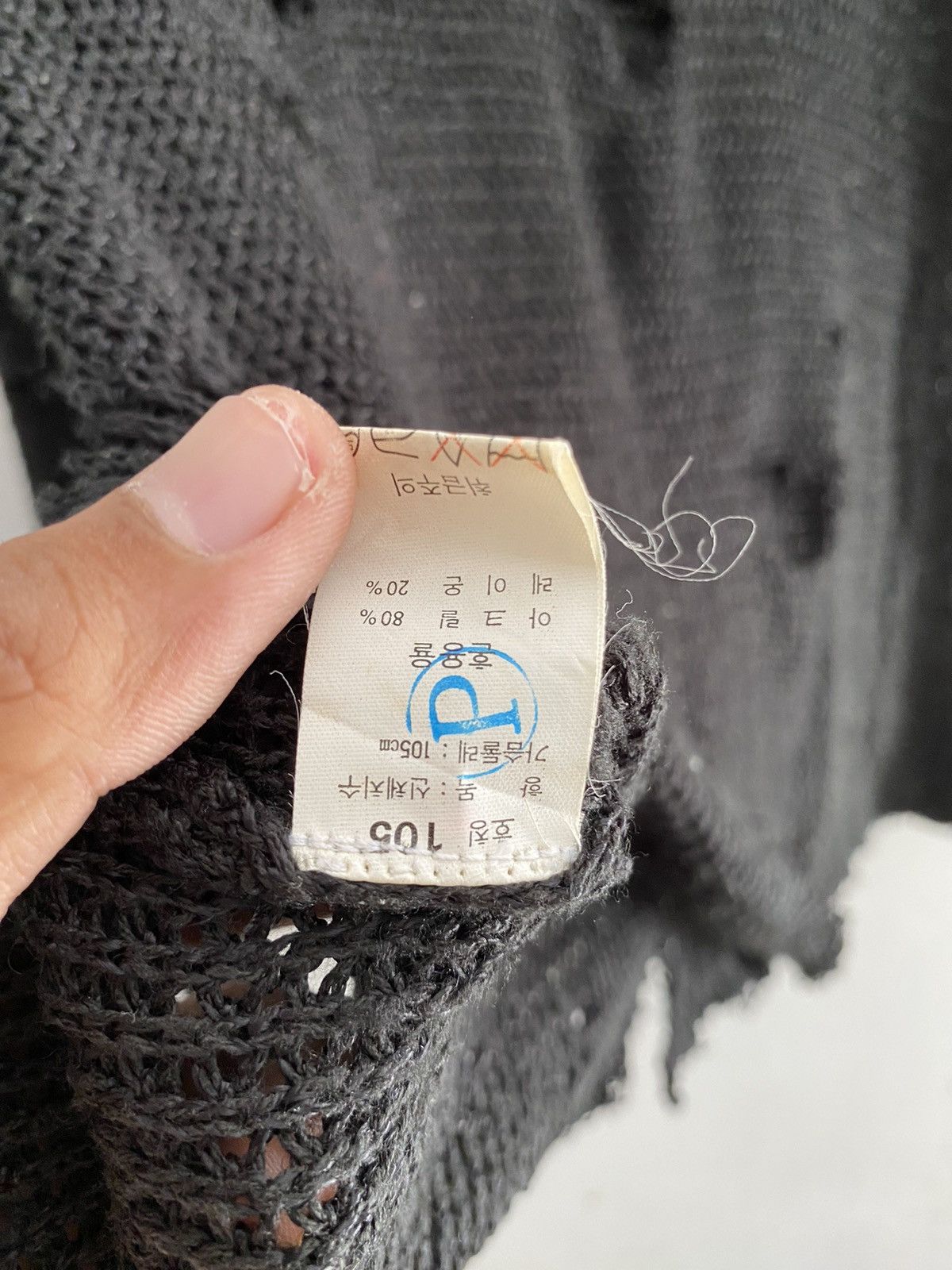 If Six Was Nine × Japanese Brand Opt japanese fishnet destroyed cut out cdg style Size US L / EU 52-54 / 3 - 9 Thumbnail