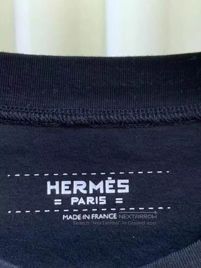 Hermes Hermes Black short T-shirt Size XS / US 0-2 / IT 36-38 - 5 Thumbnail