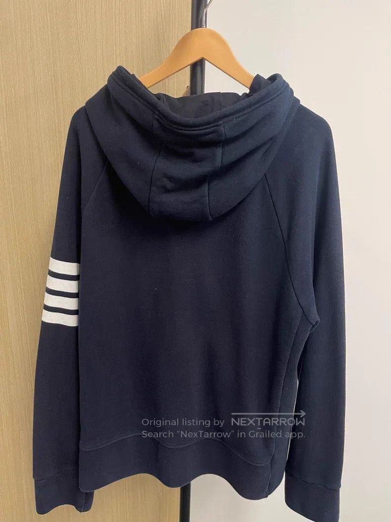 Thom Browne Thom Browne size 7 Four-stripe Zipper Jacket Dark Blue Size US XXL / EU 58 / 5 - 2 Thumbnail