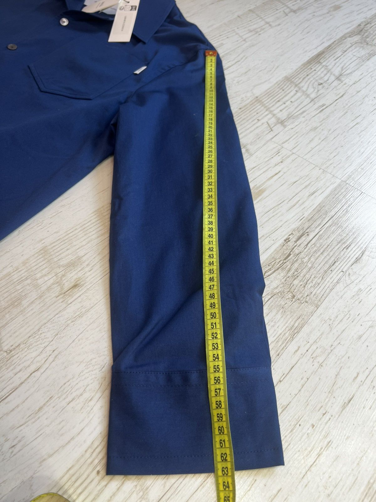 AMI Ami Oversized Cotton Shirt Dark Navy Pocket Unisex Size M Size US M / EU 48-50 / 2 - 16 Thumbnail