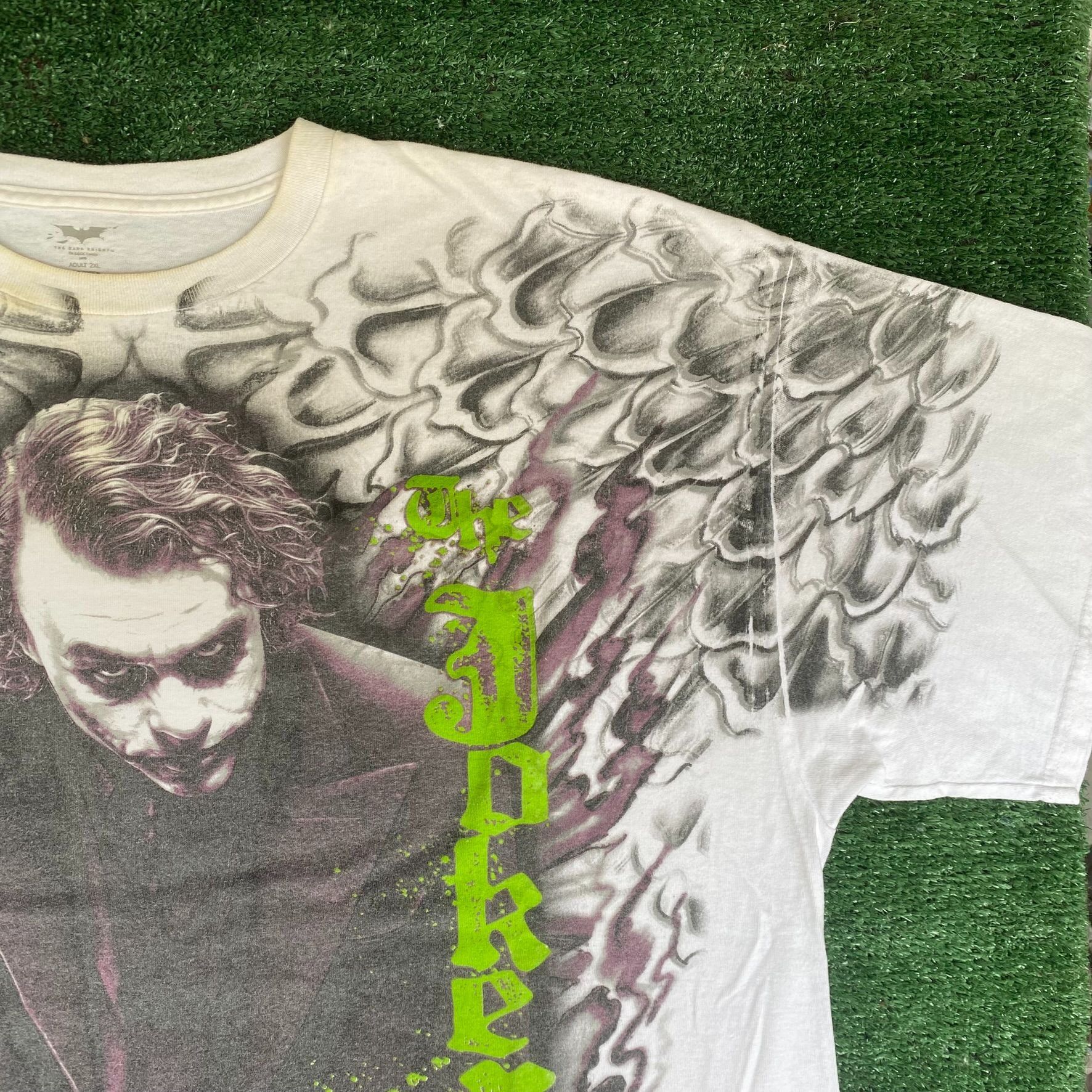DC Comics Vintage Y2K Joker AOP Shirt DC Comics All Over Print Tee Size US XXL / EU 58 / 5 - 2 Thumbnail