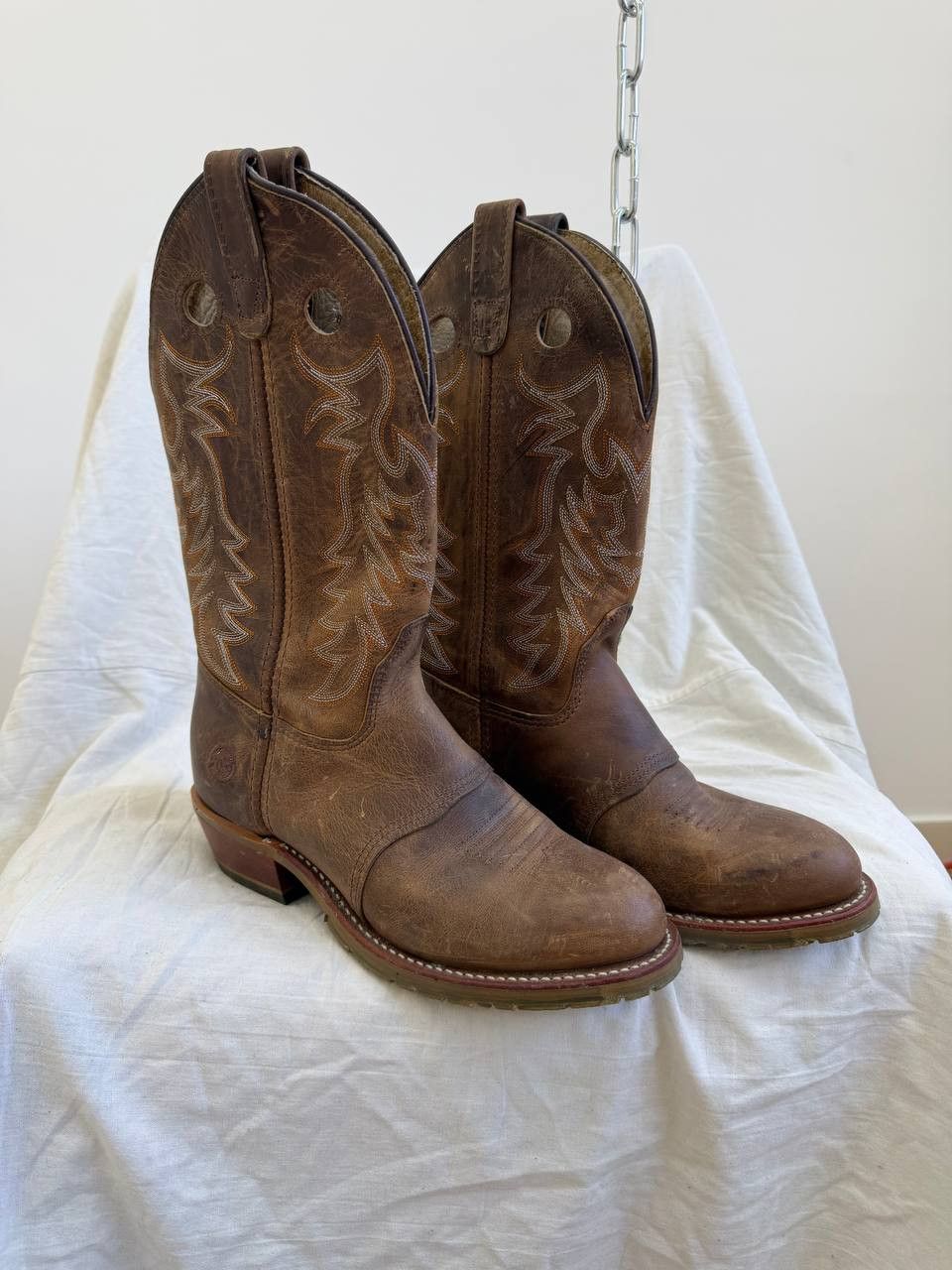Hedi Slimane Studded platform brown boots avant garde vintage A.S. 98 Size US 7 / EU 40 - 6 Thumbnail